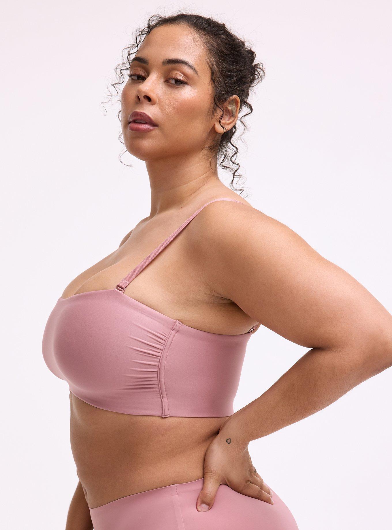 Butter Unlined Smooth Bandeau, NOSTALGIA ROSE, alternate