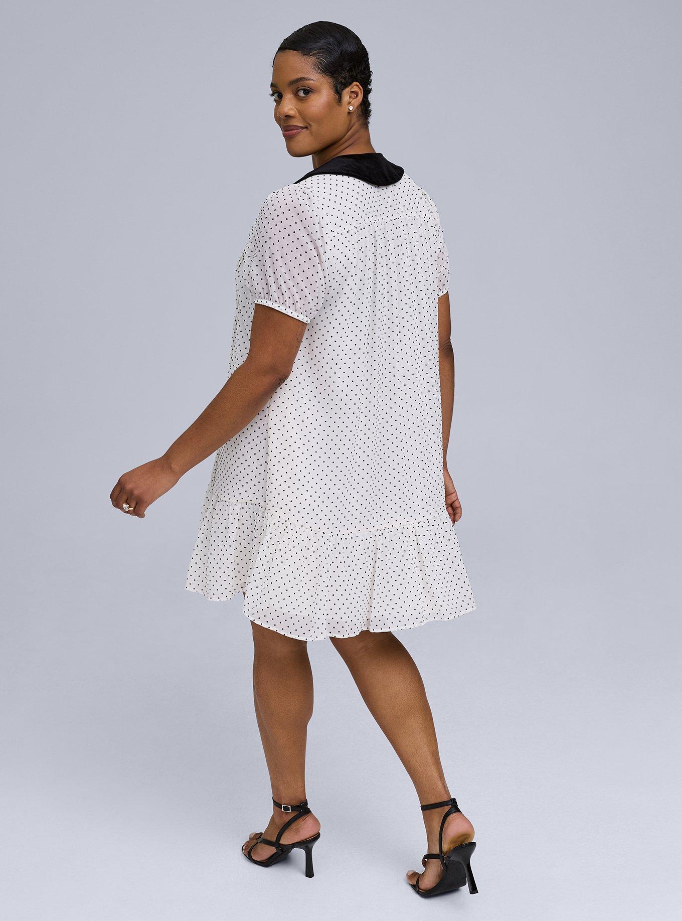 Belle Isle Velvet Collar Dress