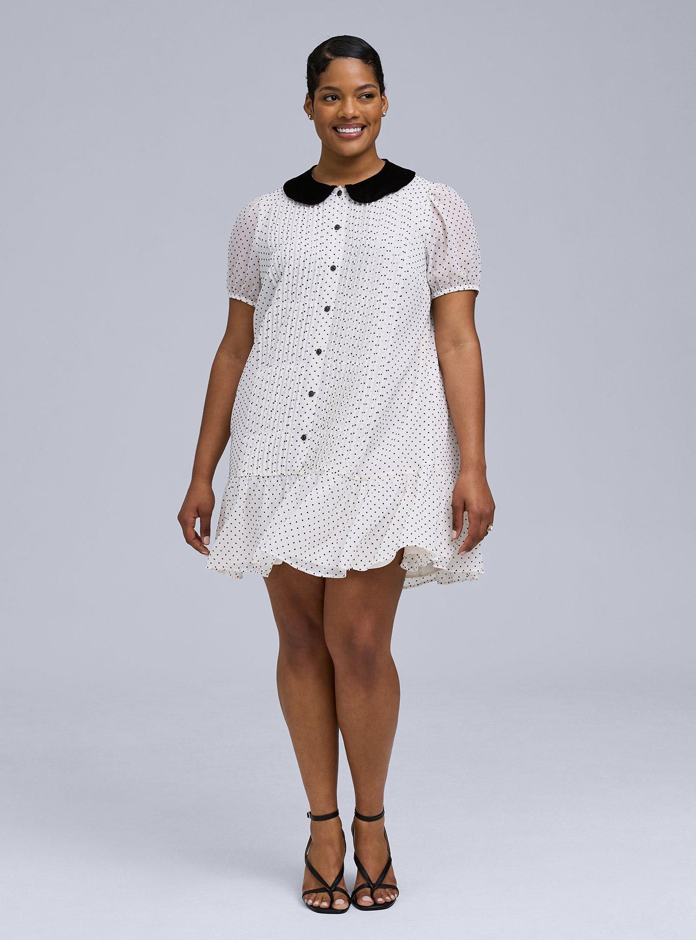 Belle Isle Velvet Collar Dress