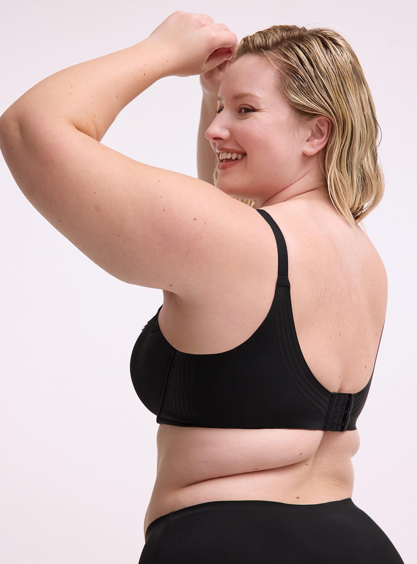 Cloud Demi Lightly Lined Smooth Bra, RICH BLACK, alternate