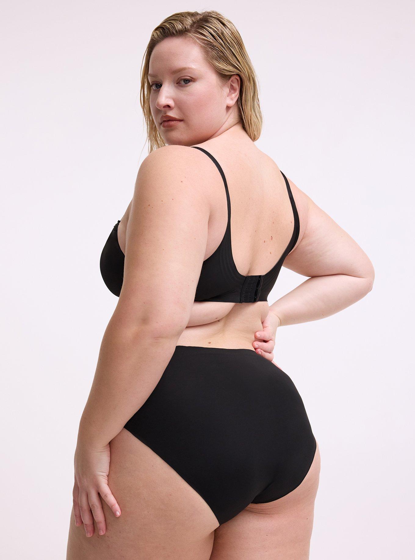 Cloud Demi Lightly Lined Smooth Bra, RICH BLACK, alternate