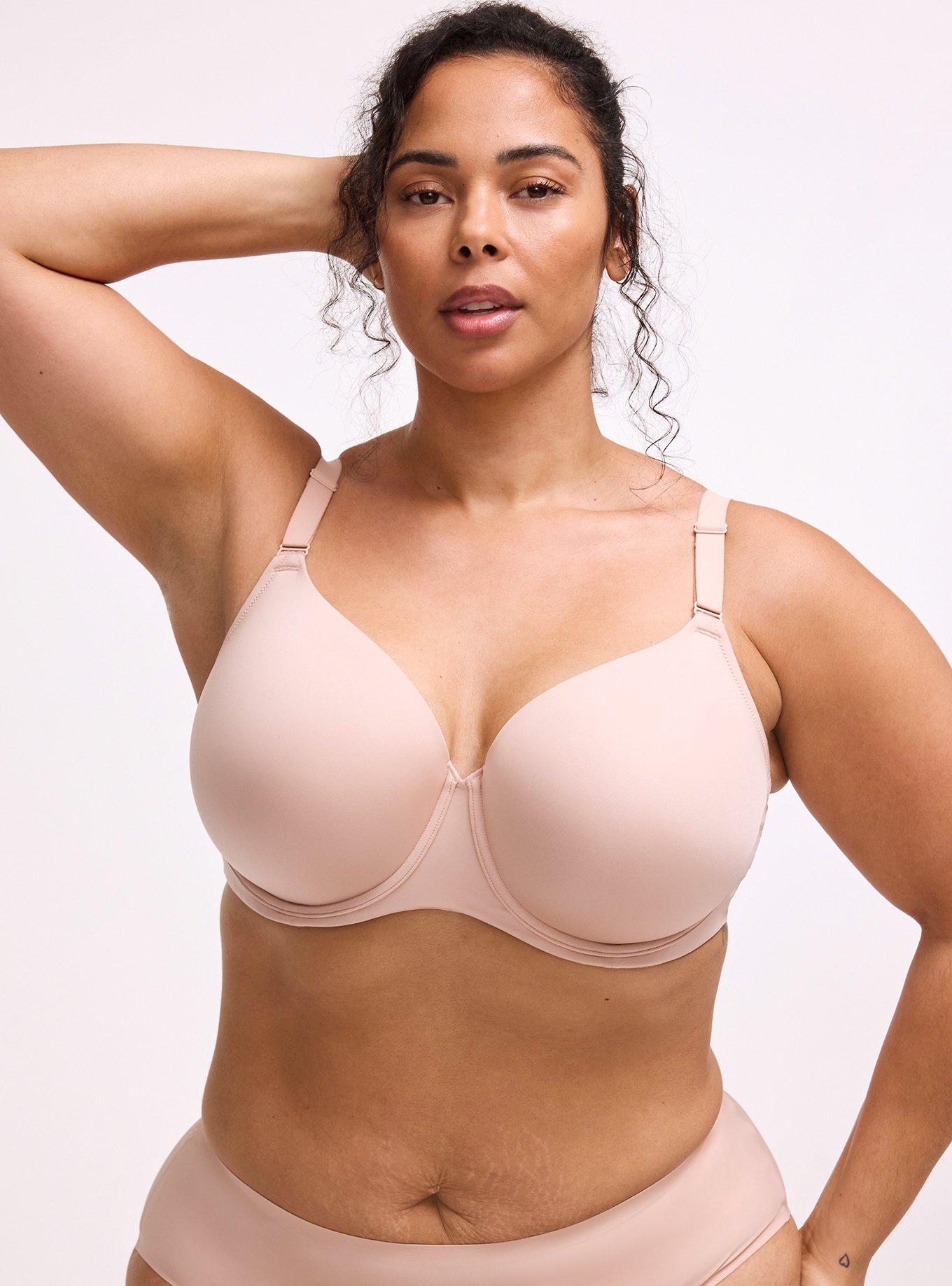 Full Coverage Lightly Lined Smooth Bra, ROSE DUST, hi-res