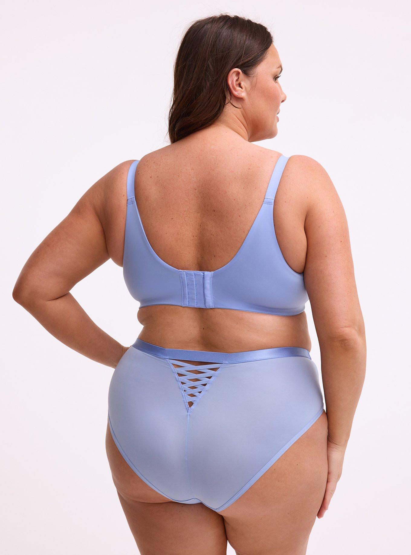 Full Coverage Lightly Lined Smooth Bra, HYDRANGEA, alternate