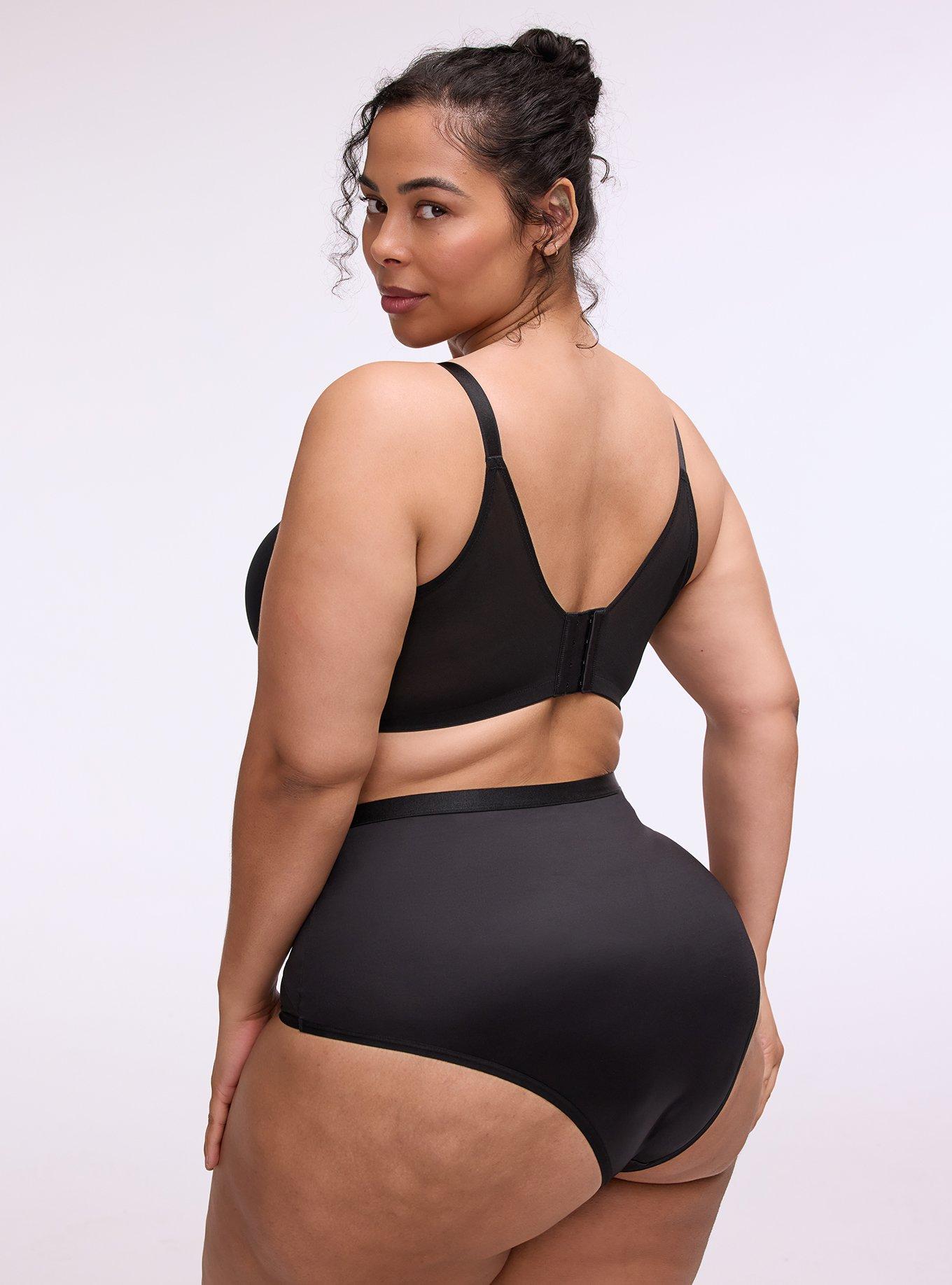 Wire-Free Push-Up Bra, RICH BLACK, alternate