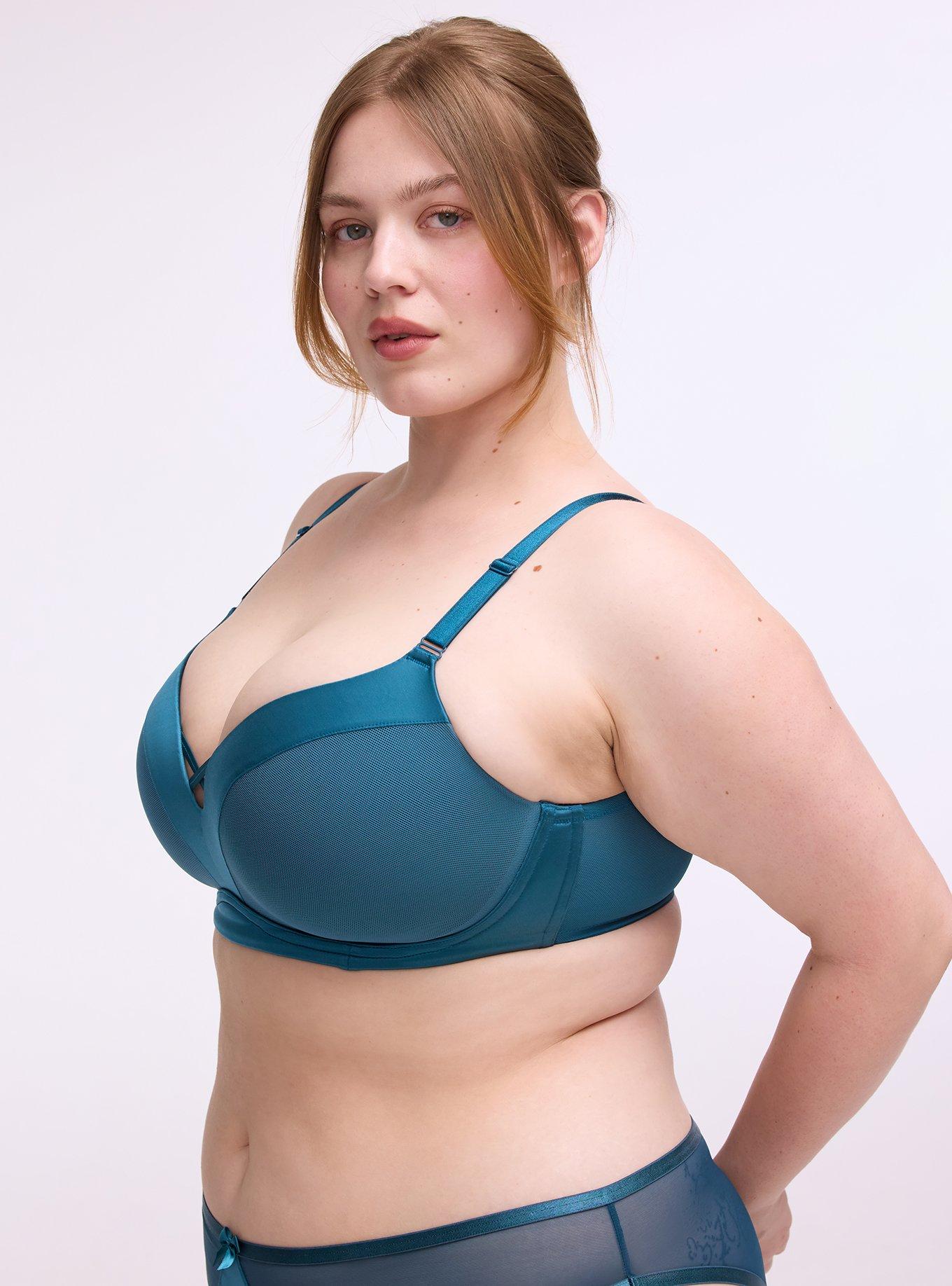 Wire-Free Push-Up Bra, LEGION BLUE, alternate