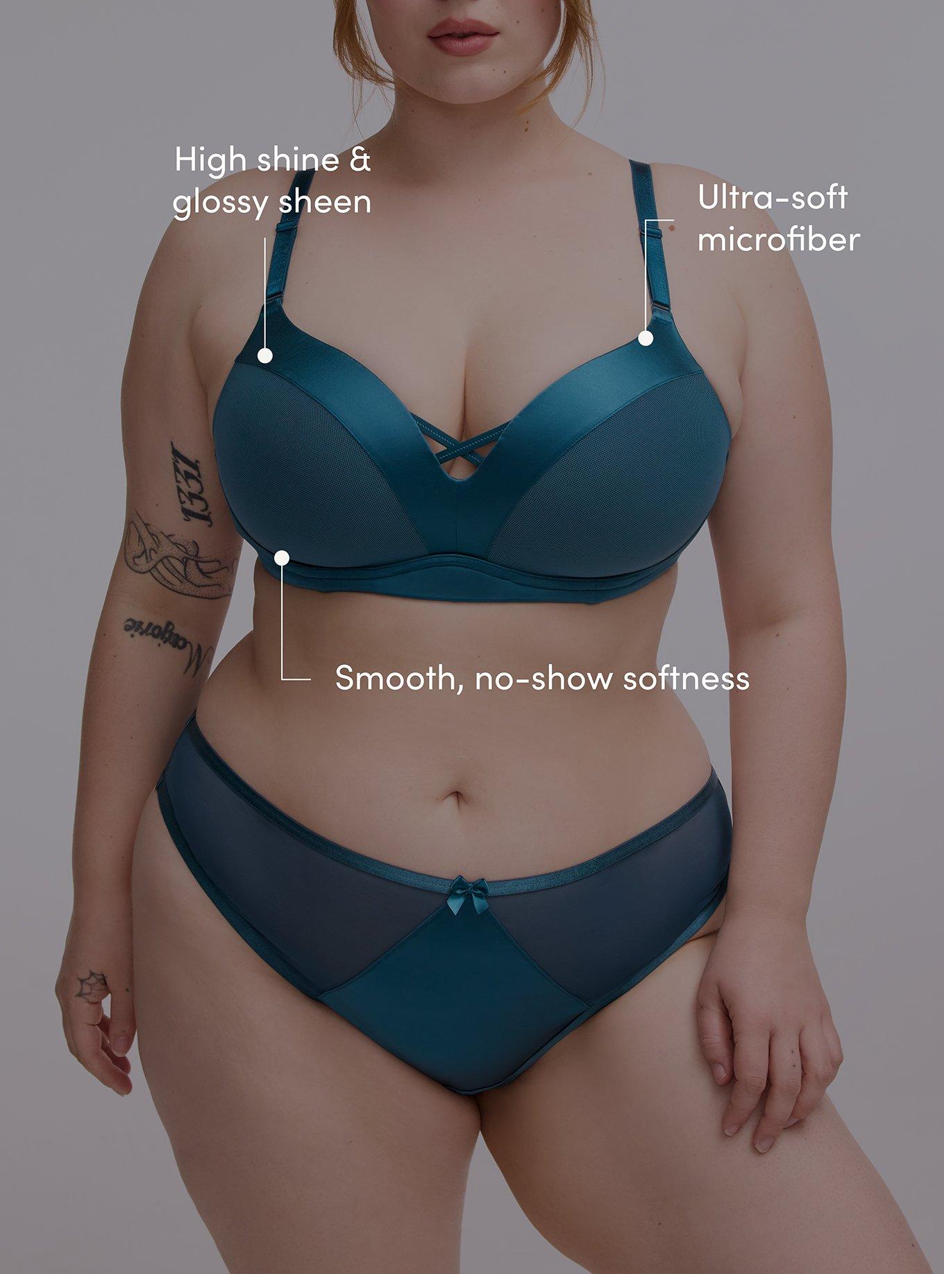 Wire-Free Push-Up Bra, LEGION BLUE, alternate