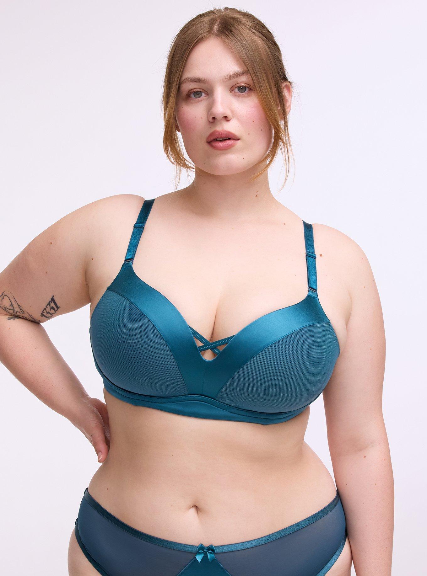 Wire-Free Push-Up Bra, LEGION BLUE, hi-res