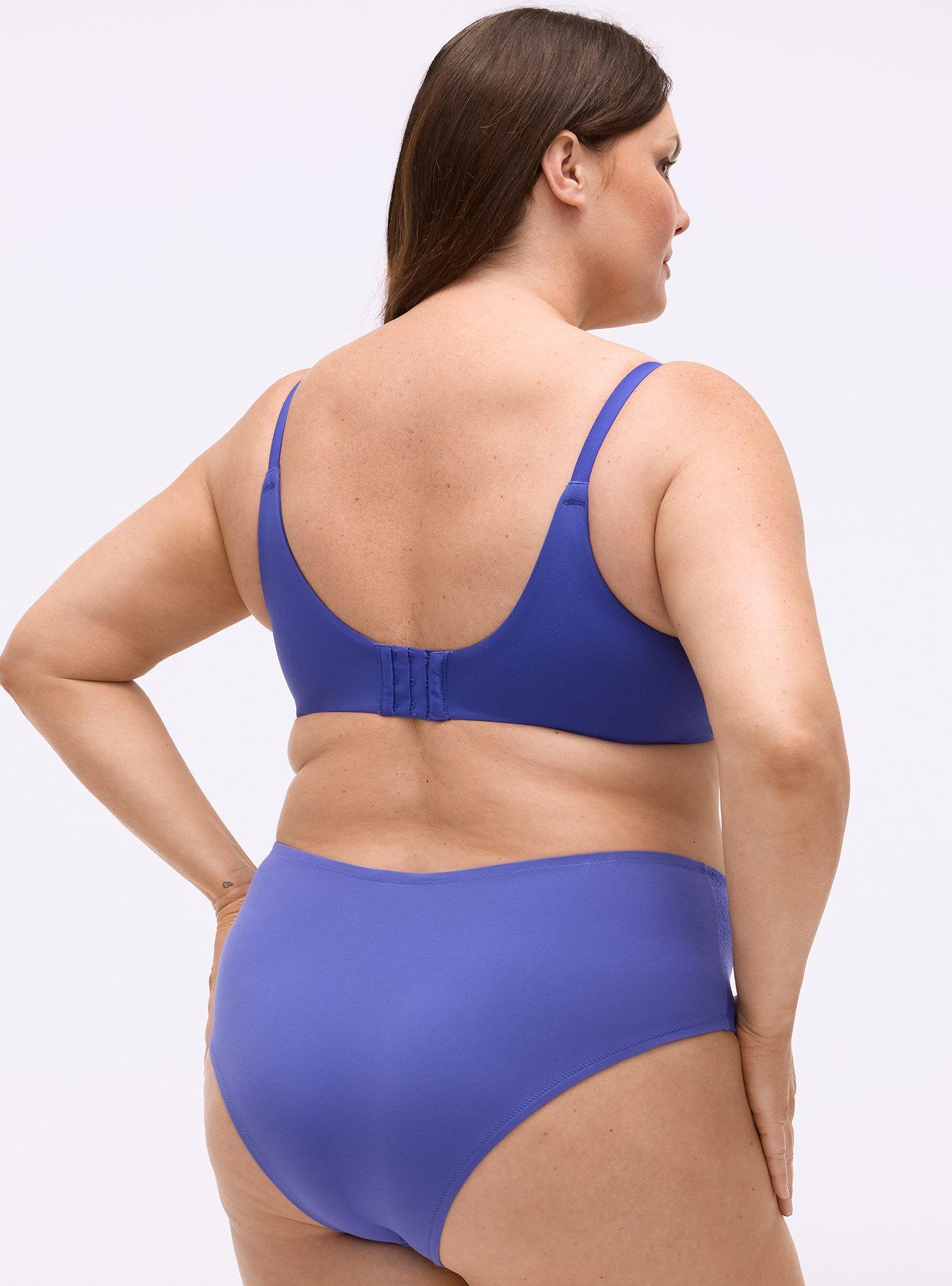 Lila Lace Mid-Rise Cheeky Panty, ROYAL BLUE, alternate