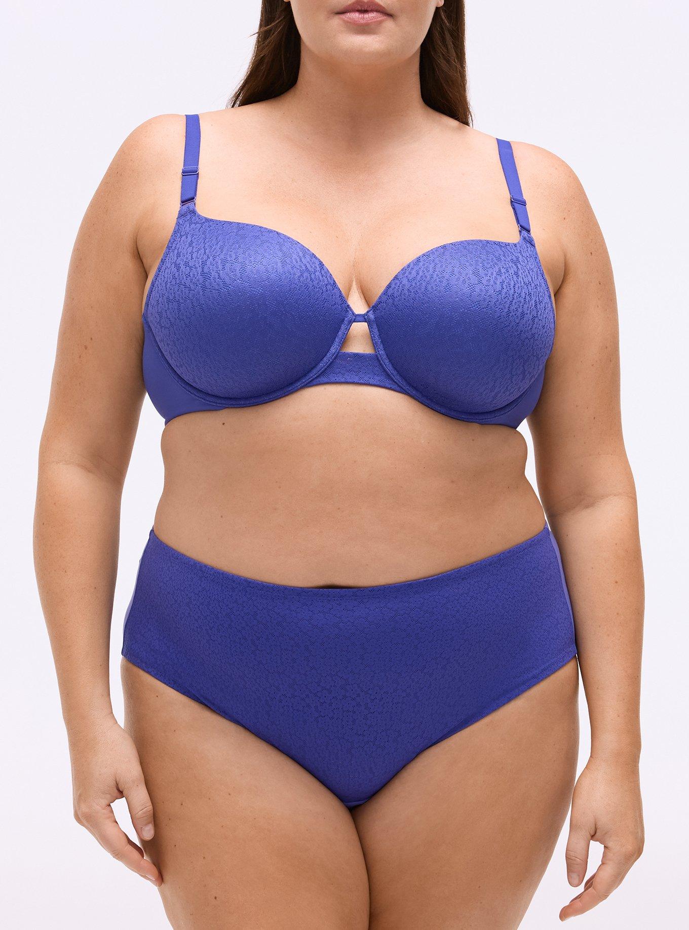 Lila Lace Mid-Rise Cheeky Panty, ROYAL BLUE, alternate