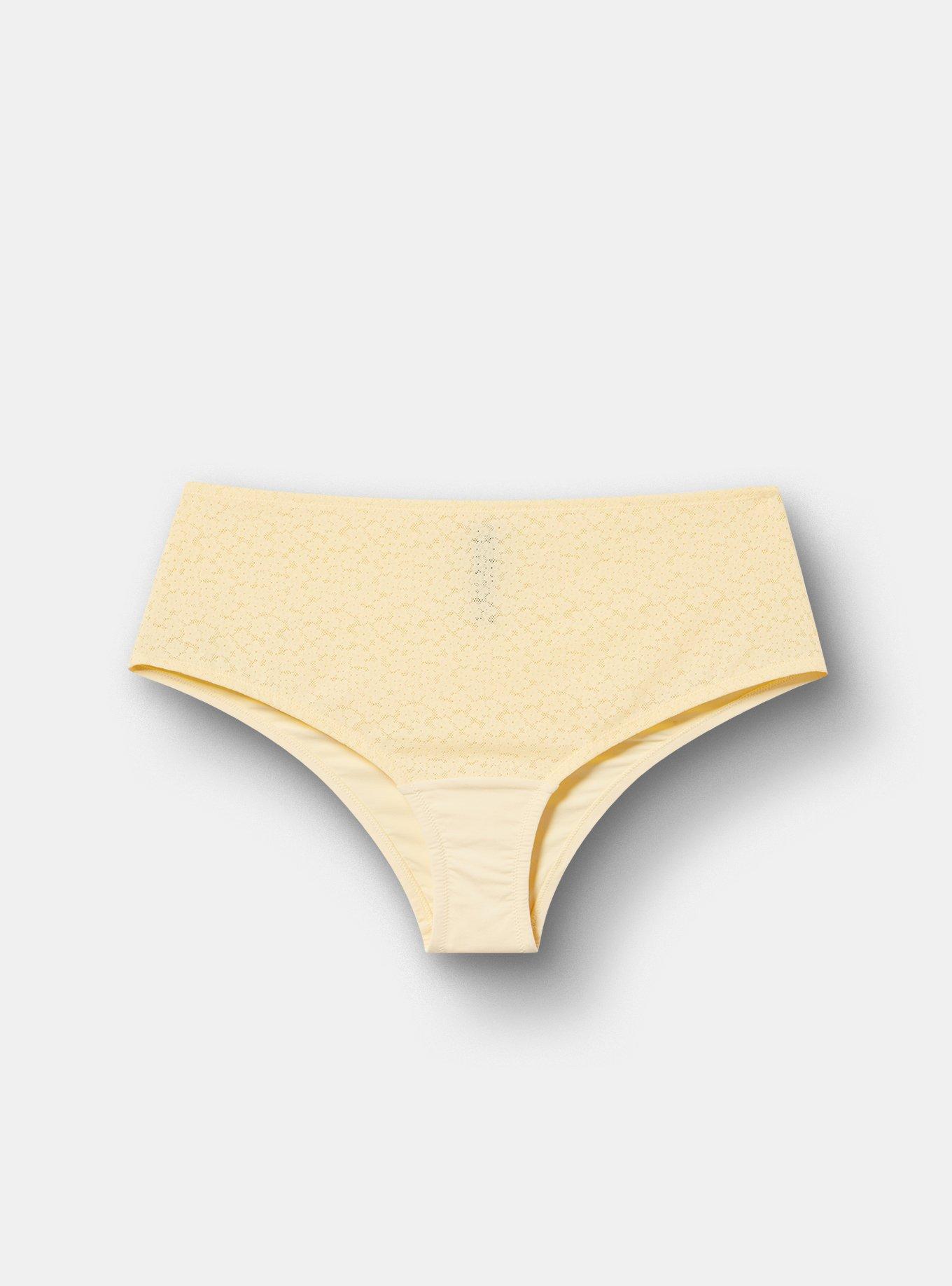Lila Lace Mid-Rise Cheeky Panty, GOLDEN HAZE, hi-res