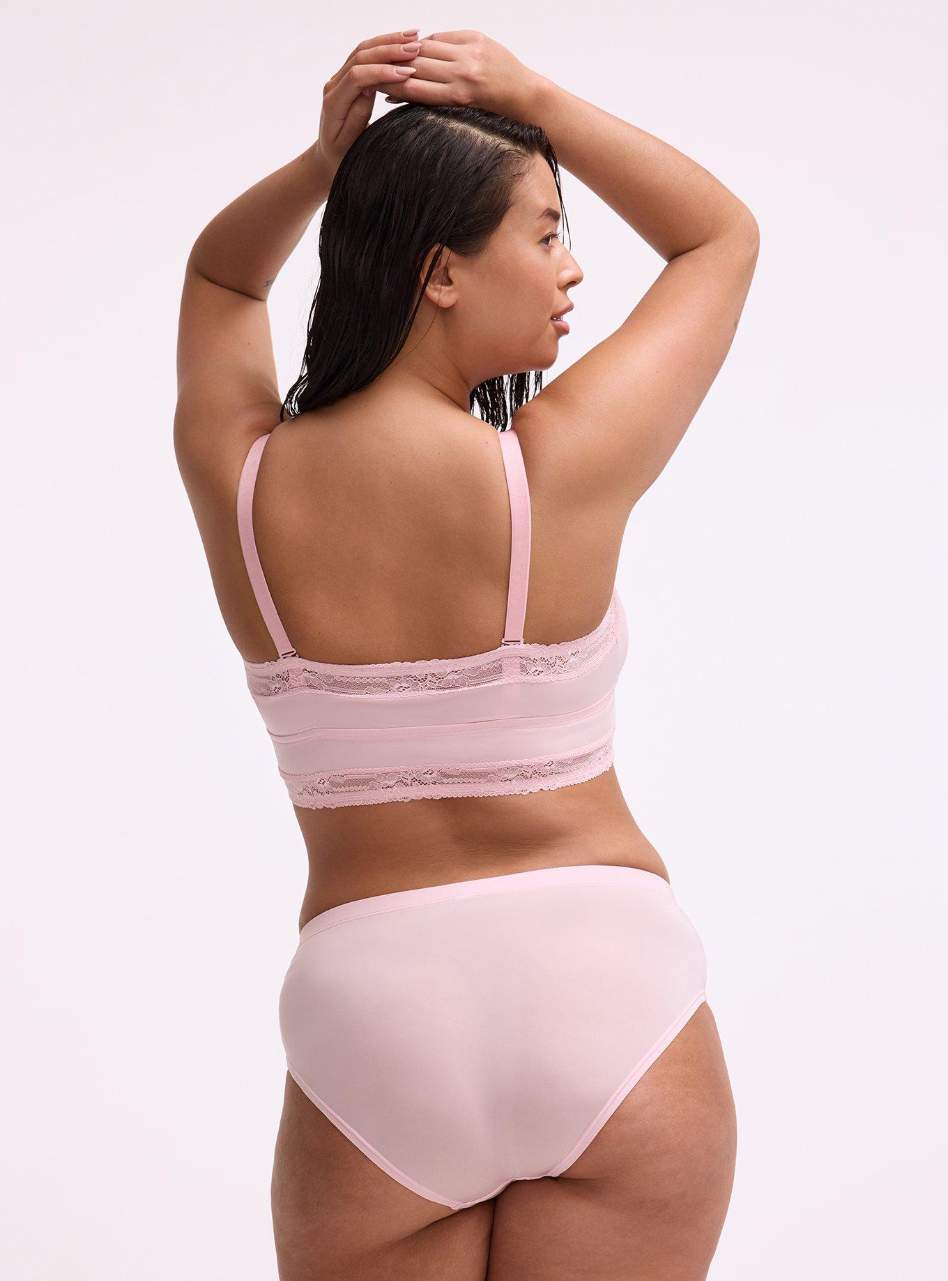 Retro Ribbon Mid-Rise Hipster Panty, PARFAIT PINK, alternate