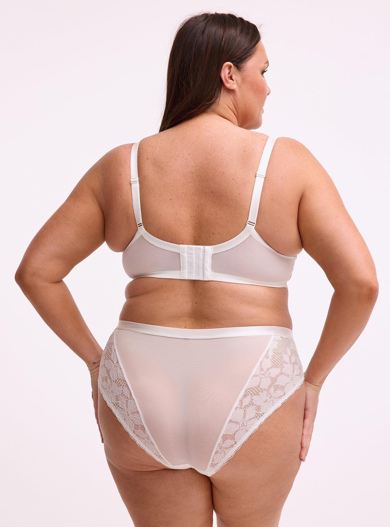 Lace Mid-Rise Hipster Panty, CLOUD DANCER, alternate