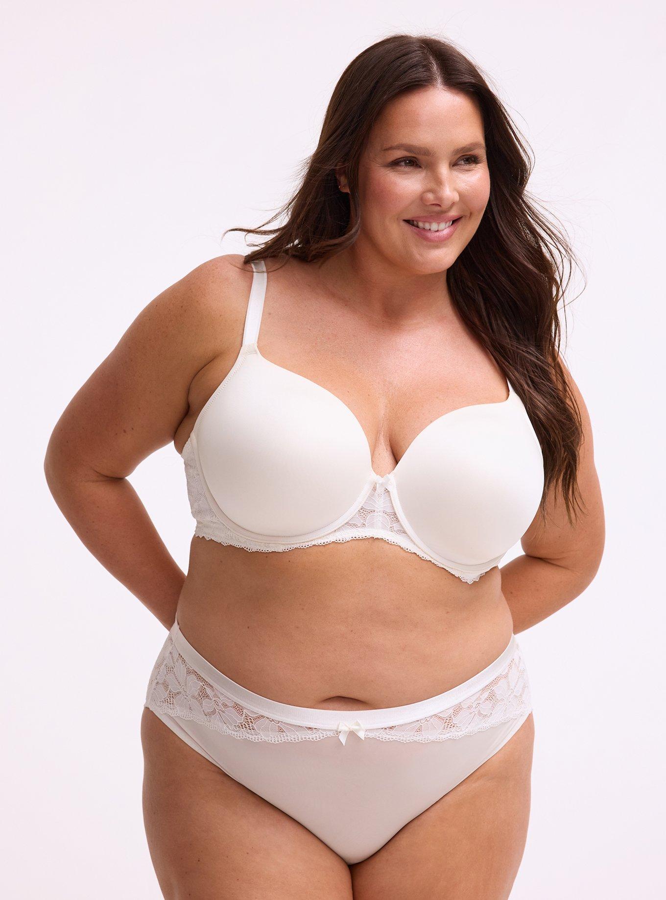 Lace Mid-Rise Hipster Panty, CLOUD DANCER, hi-res