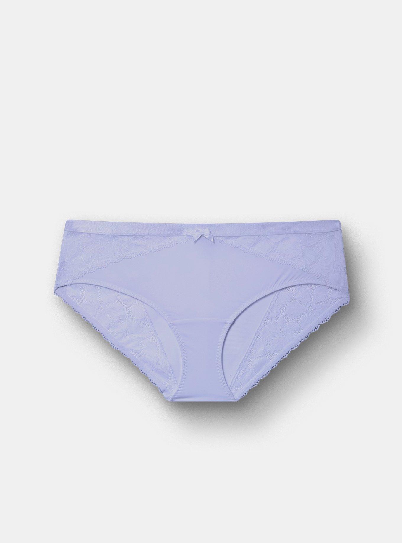 Lace Mid-Rise Hipster Panty, HYDRANGEA, hi-res