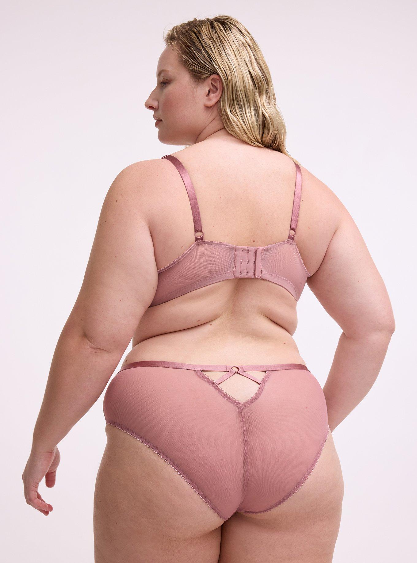 Ava Lace Wire-Free Lingerie Top, NOSTALGIA ROSE, alternate