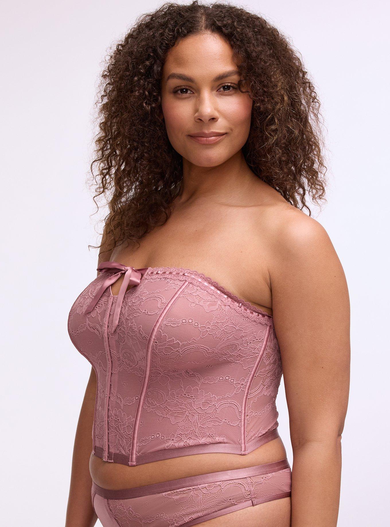 Bridal Lace Bustier Top, NOSTALGIA ROSE, alternate