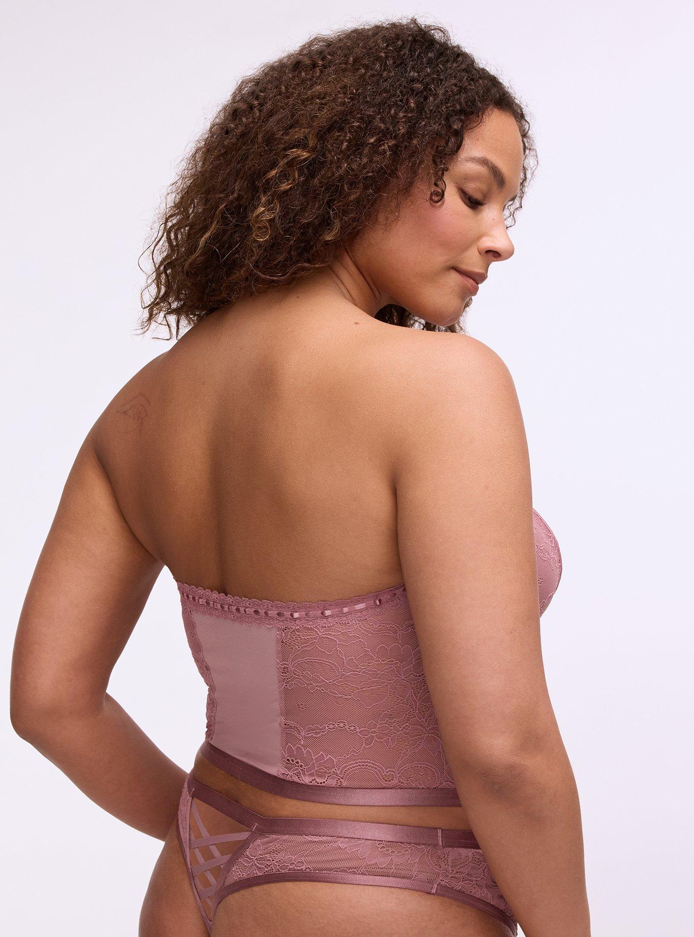 Bridal Lace Bustier Top, NOSTALGIA ROSE, alternate