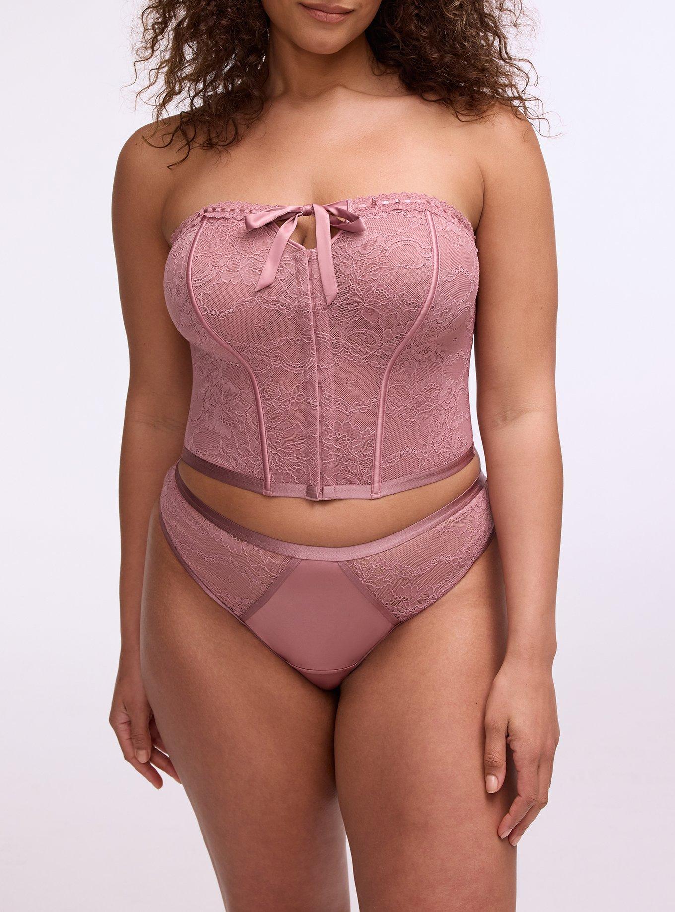 Bridal Lace Bustier Top, NOSTALGIA ROSE, alternate