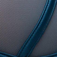 Mesh & Shine Strappy Underwire Bra, LEGION BLUE, swatch