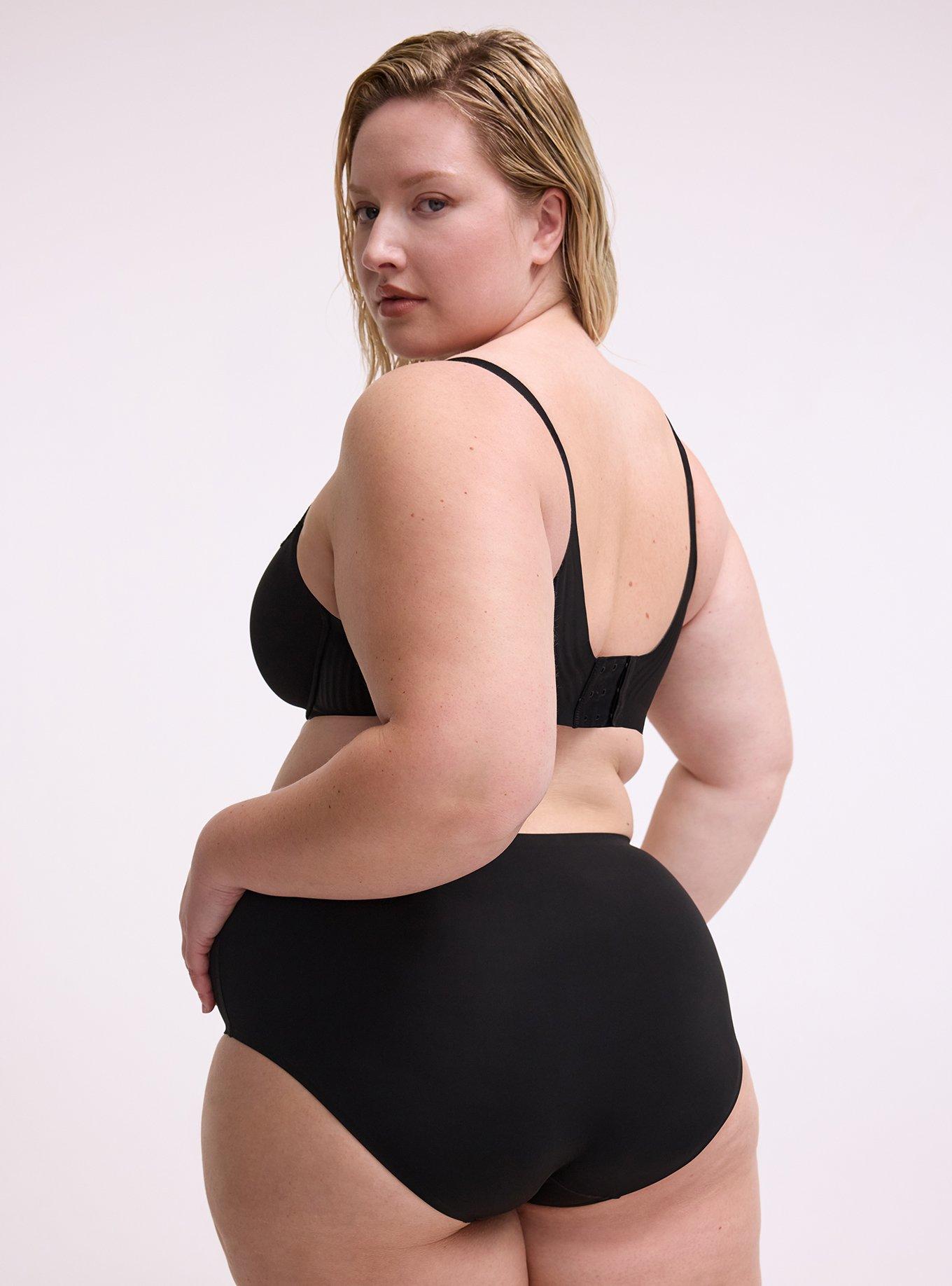 Cloud Full Coverage Lightly Lined Smooth Bra, RICH BLACK, alternate