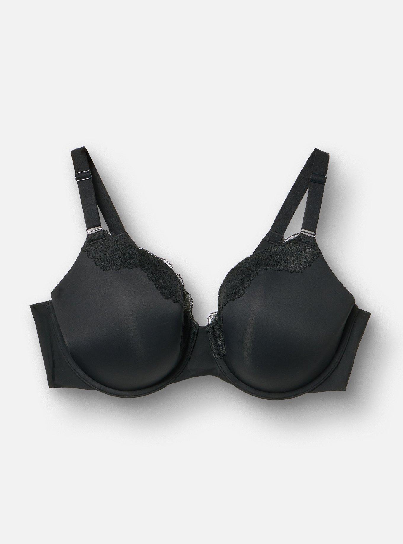 Cloud Full Coverage Lightly Lined Smooth Bra, RICH BLACK, hi-res