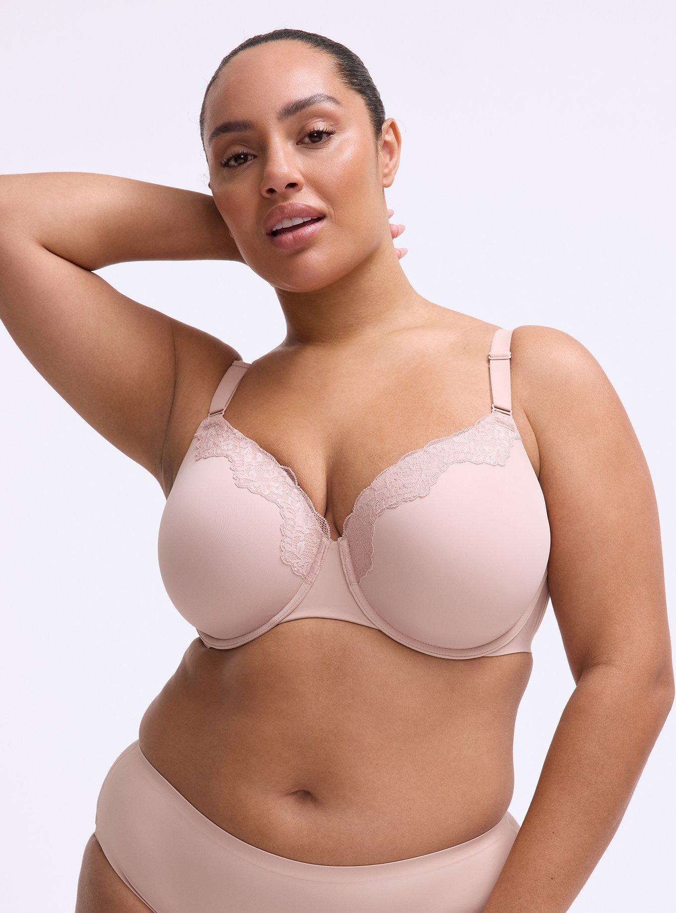 Cloud Full Coverage Lightly-Lined Smooth Bra, ROSE DUST, hi-res