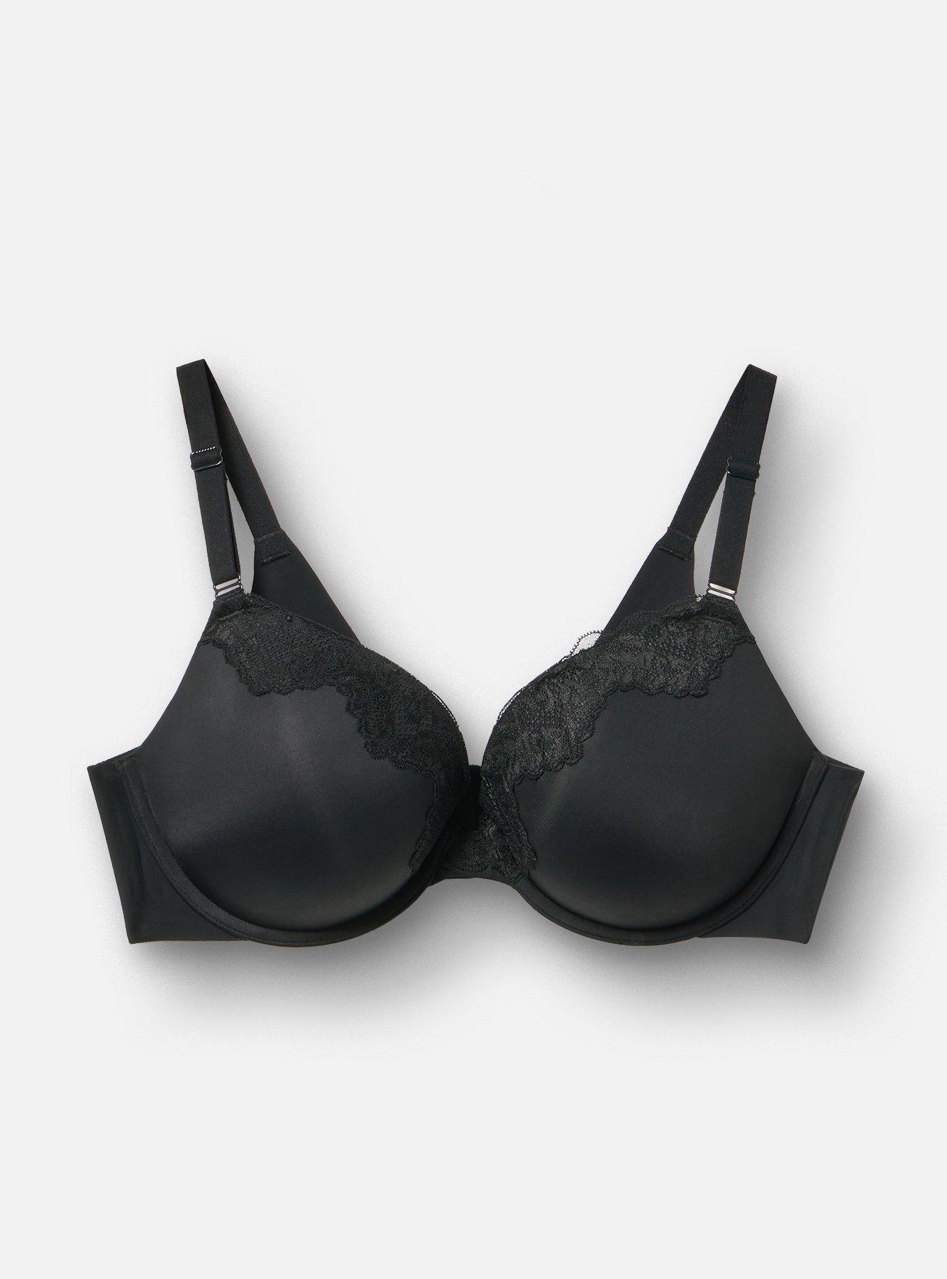 Cloud Plunge Push-Up Smooth Bra, RICH BLACK, hi-res