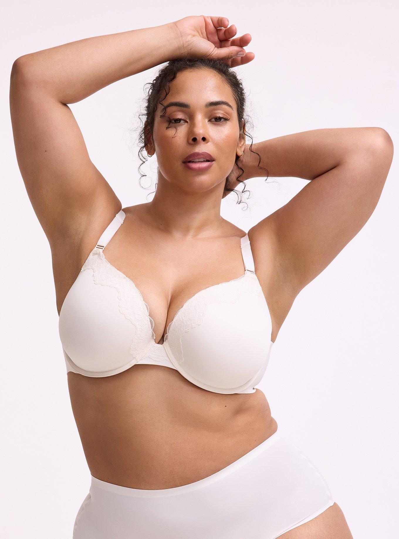 Cloud Plunge Push-Up Smooth Bra, CLOUD DANCER, hi-res