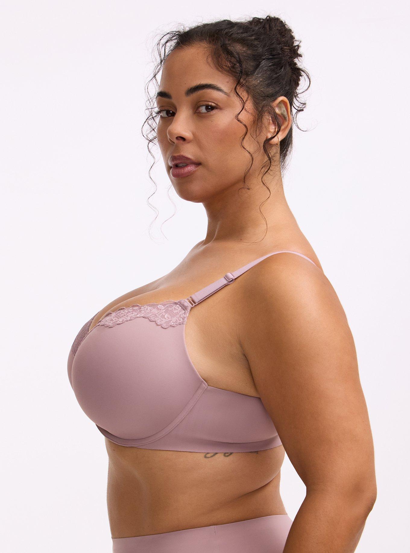 Cloud Plunge Push-Up Smooth Bra, TOADSTOOL, alternate