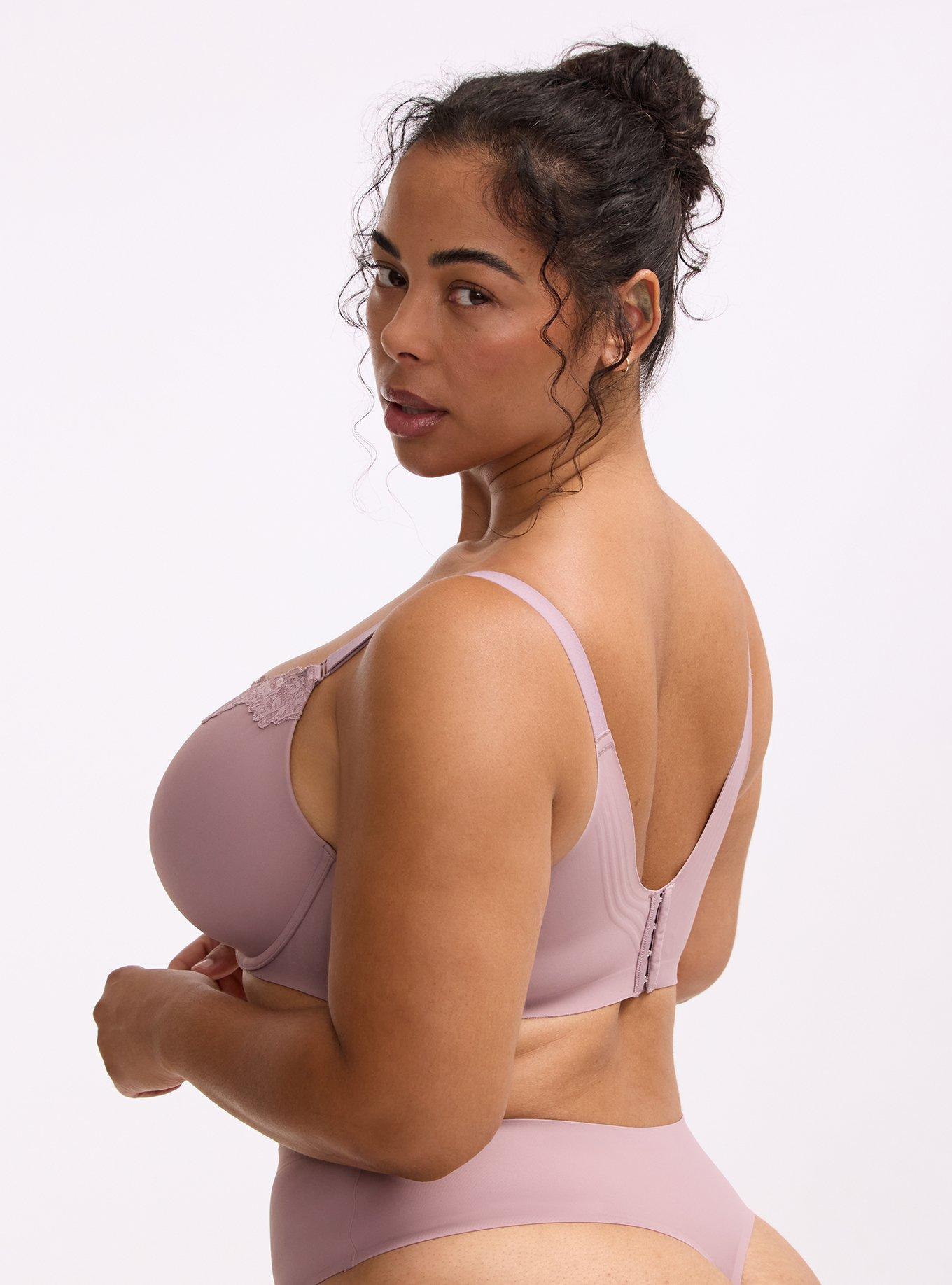 Cloud Plunge Push-Up Smooth Bra, TOADSTOOL, alternate