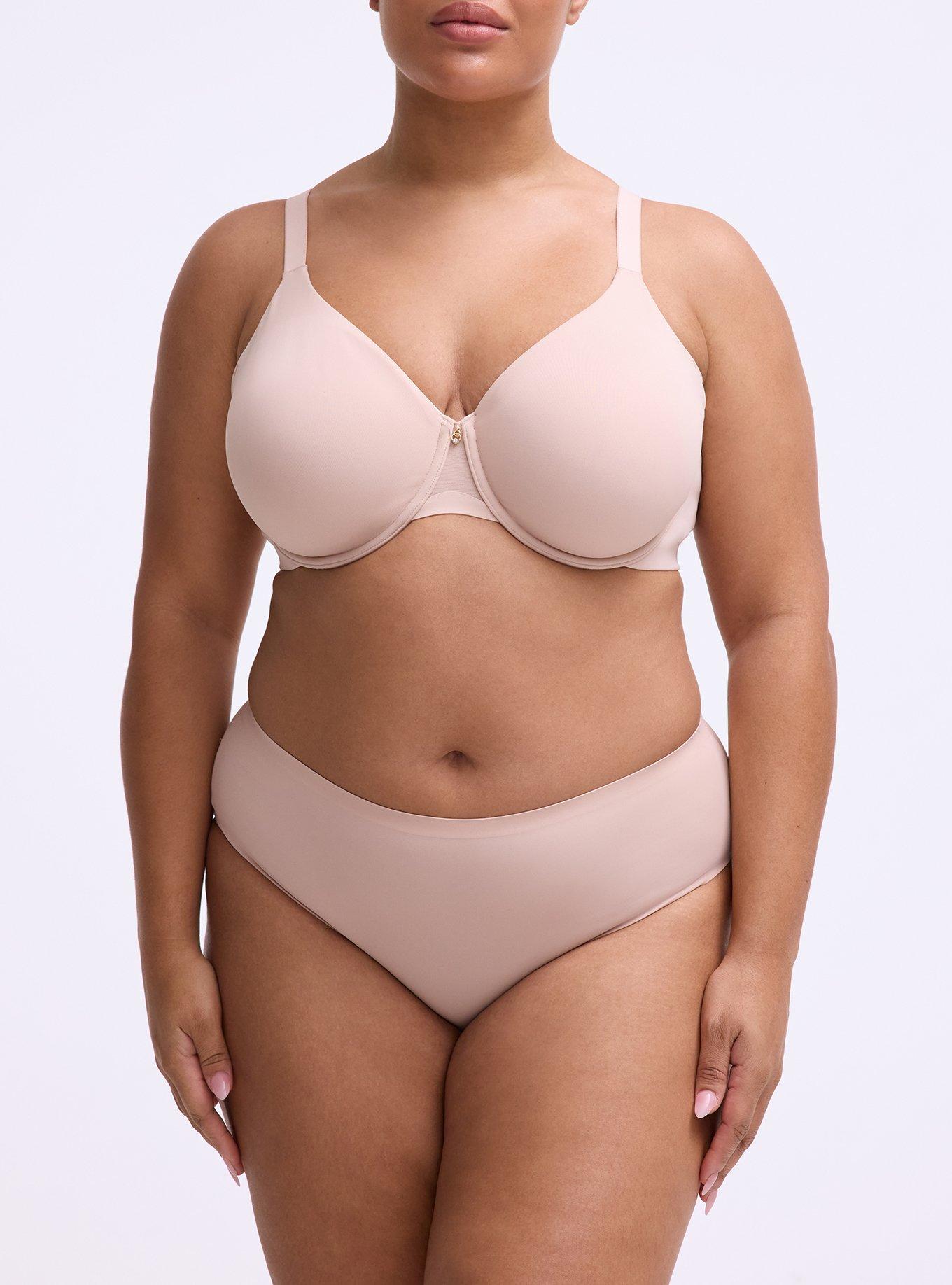 Full Coverage Unlined Minimizer Bra, ROSE DUST, alternate