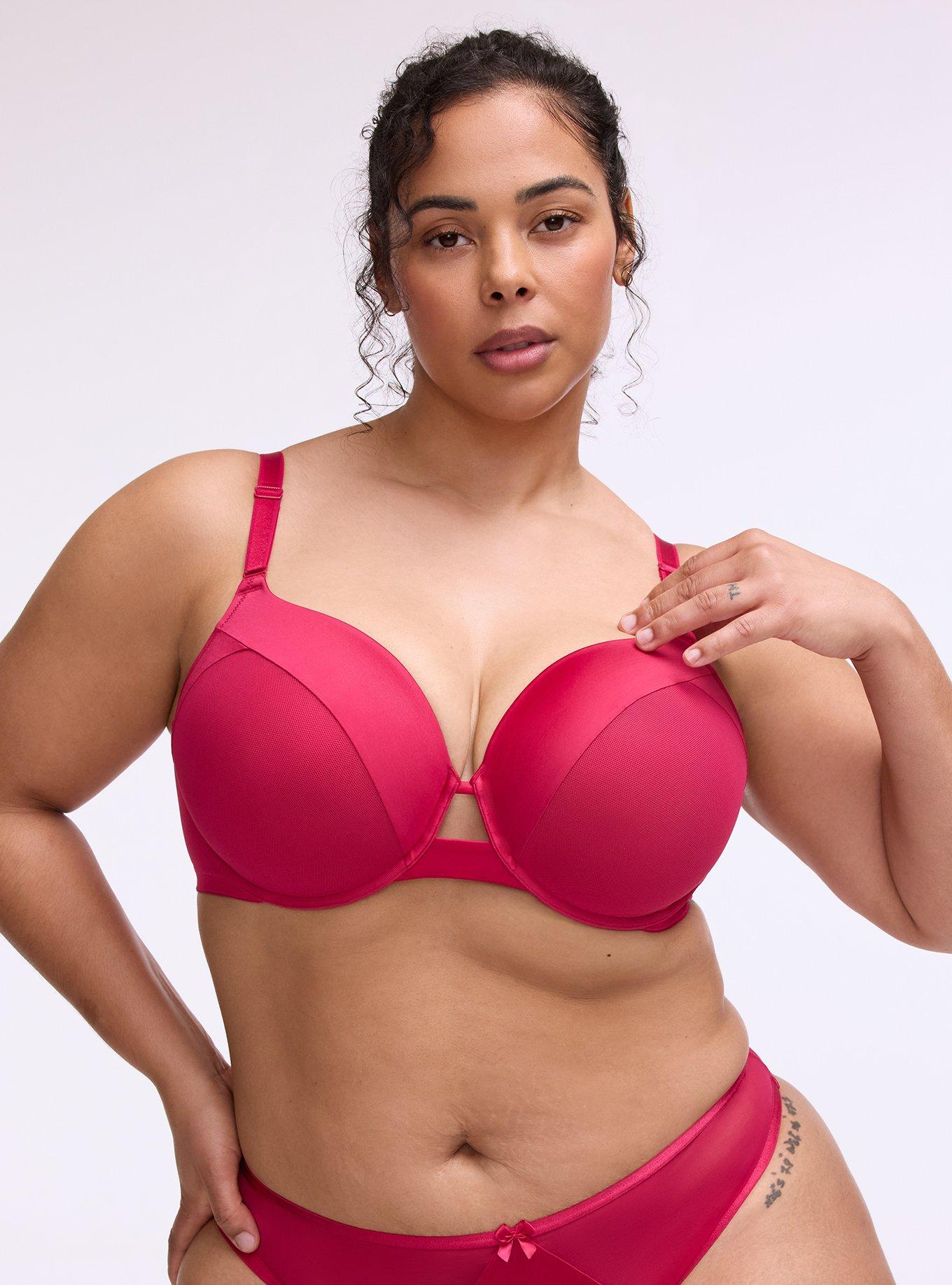 Perfect Coverage Lightly Lined Bra, CERISE, hi-res