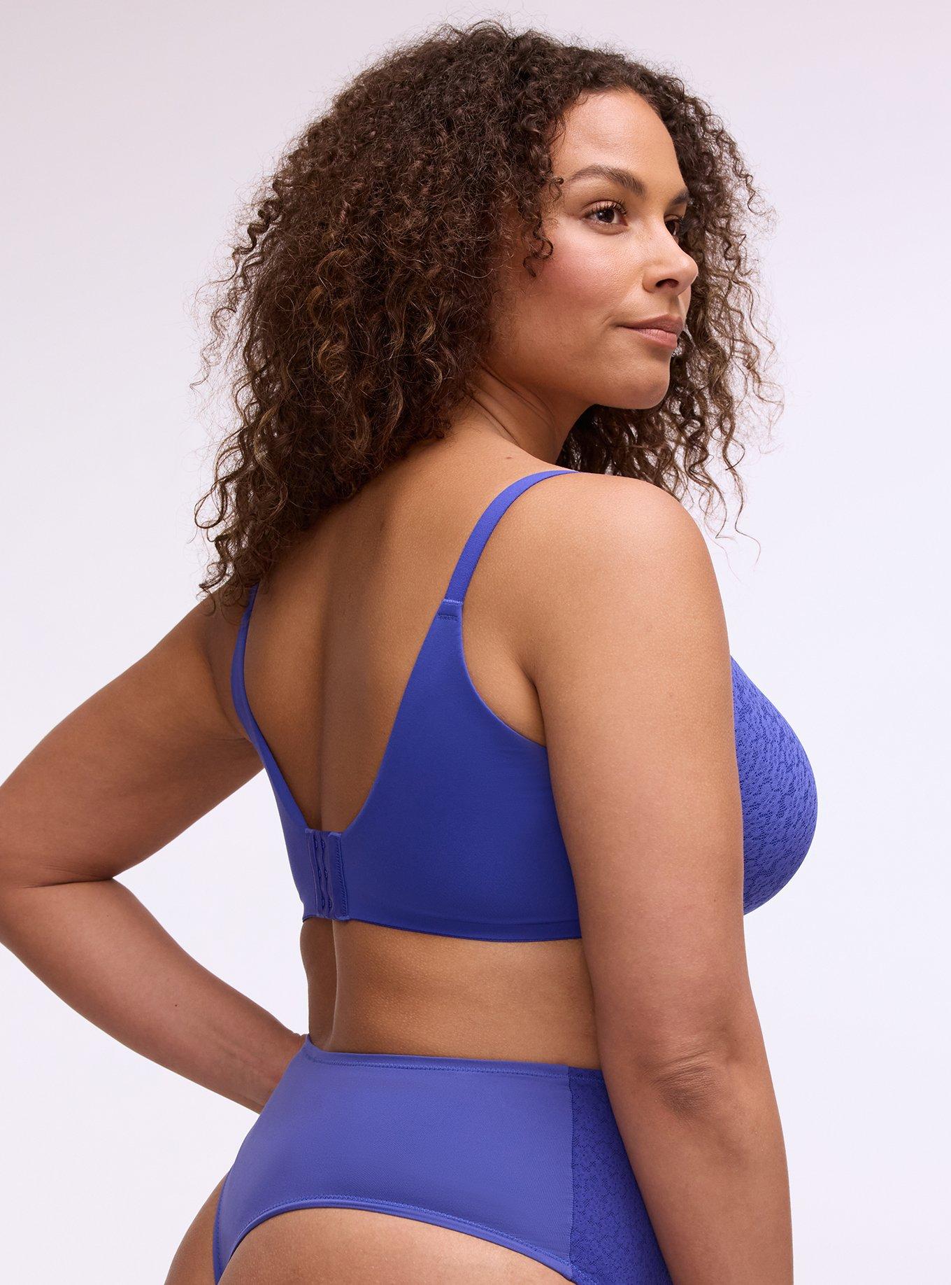 Lila High-Rise Wide Side Thong, ROYAL BLUE, alternate