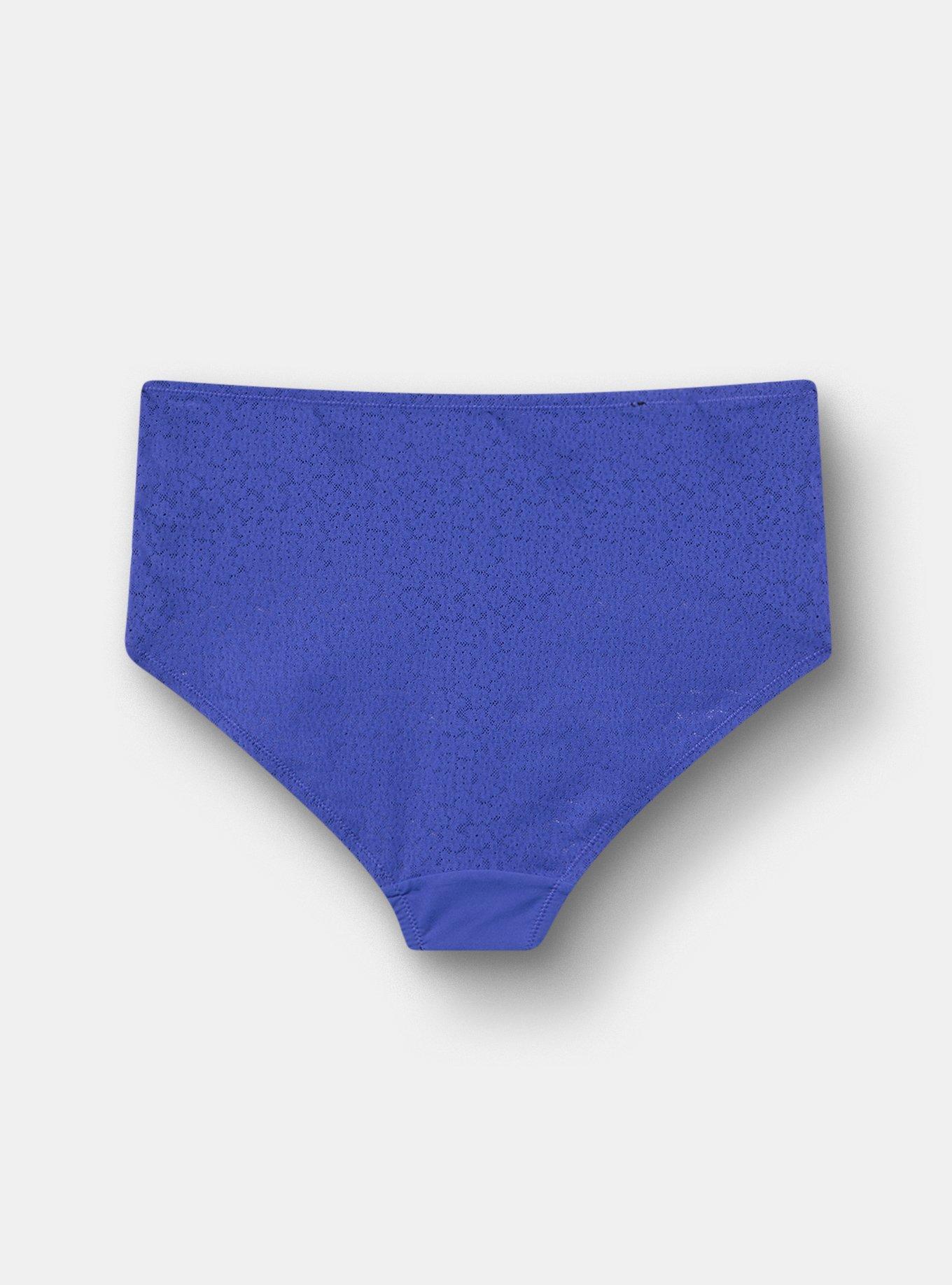 Lila High-Rise Wide Side Thong, ROYAL BLUE, hi-res