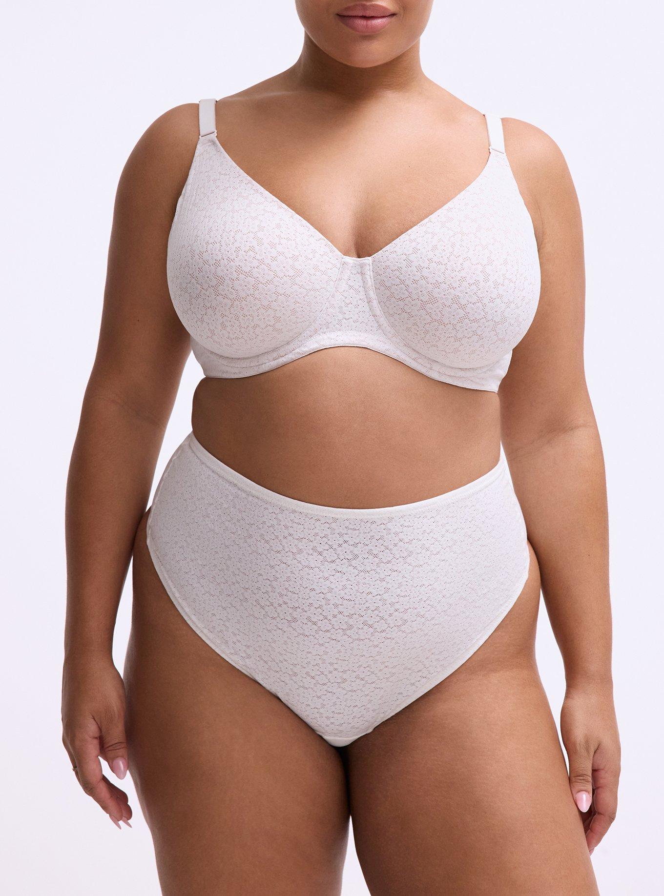 Lila High-Rise Wide Side Thong, CLOUD DANCER, alternate