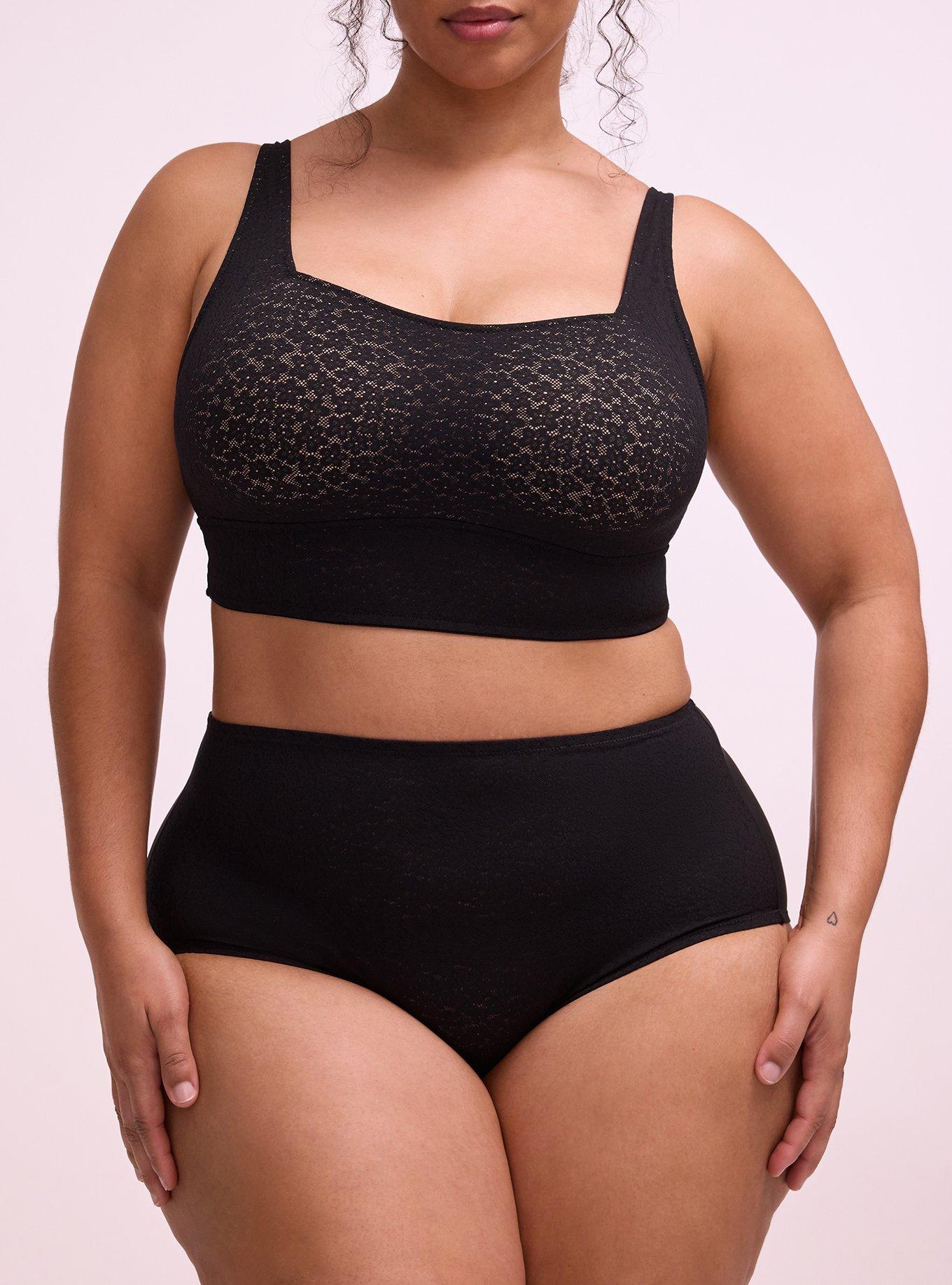 Lila Mid-Rise Brief Panty, RICH BLACK, alternate