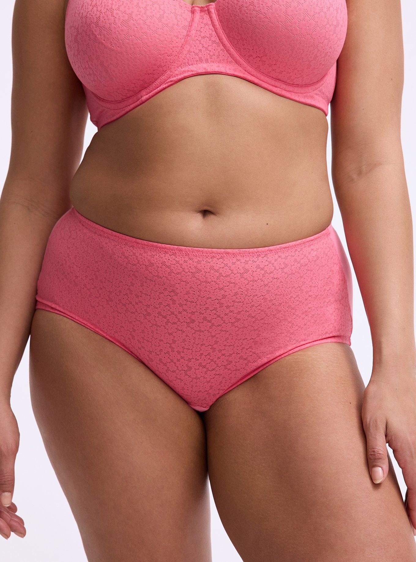 Lila Mid-Rise Brief Panty, CAMELLIA ROSE, alternate