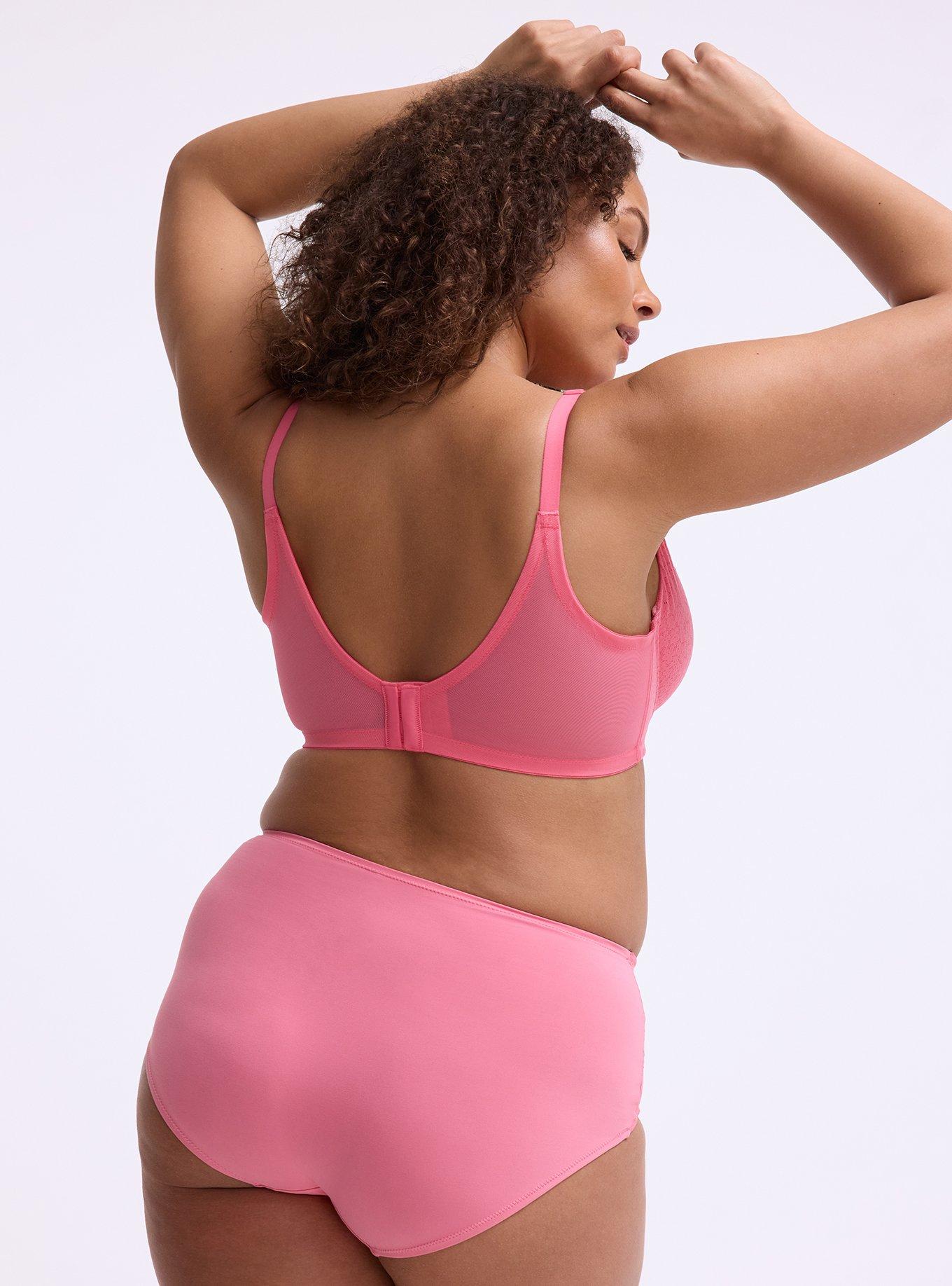 Lila Mid-Rise Brief Panty, CAMELLIA ROSE, alternate