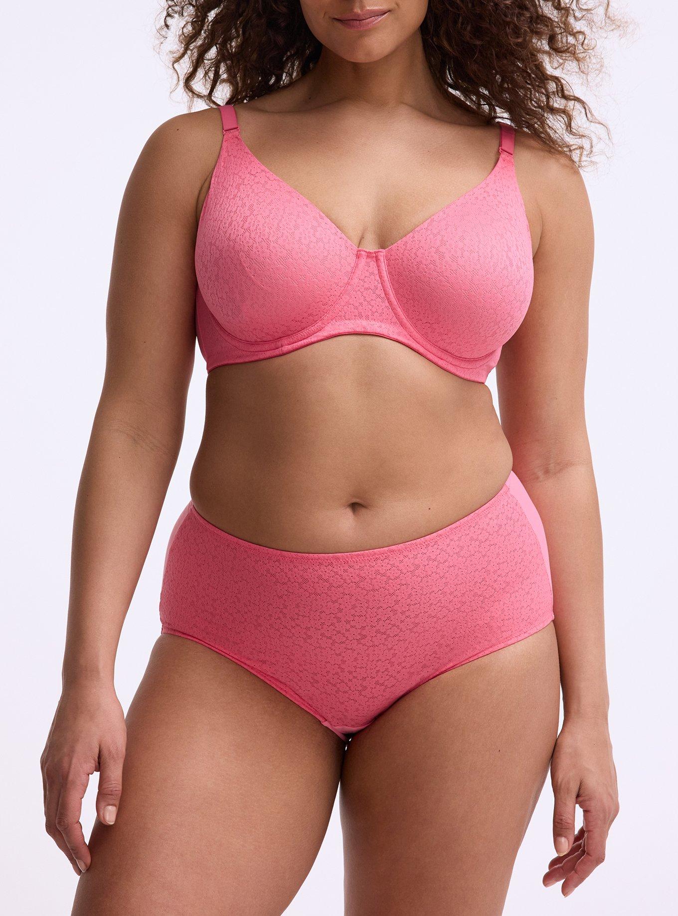 Lila Mid-Rise Brief Panty, CAMELLIA ROSE, alternate