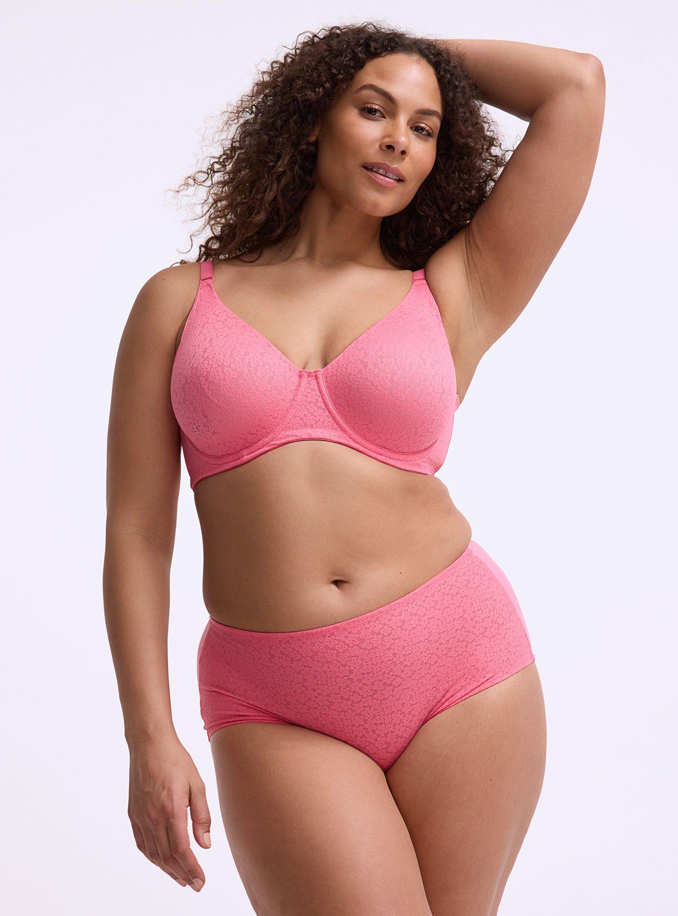 Lila Mid-Rise Brief Panty, CAMELLIA ROSE, hi-res