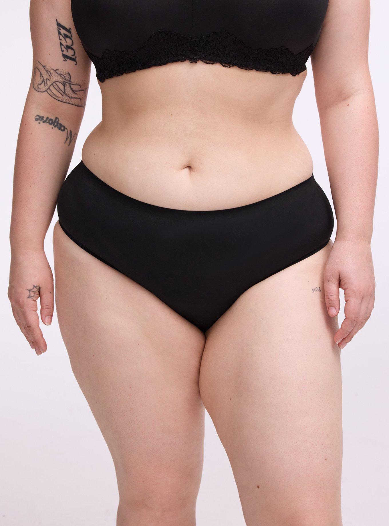 Cloud Mid-Rise Hipster Panty, RICH BLACK, alternate