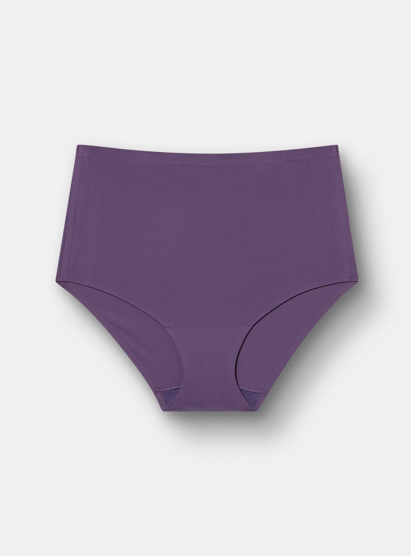 Cloud Mid-Rise Brief Panty, BLACKBERRY, hi-res