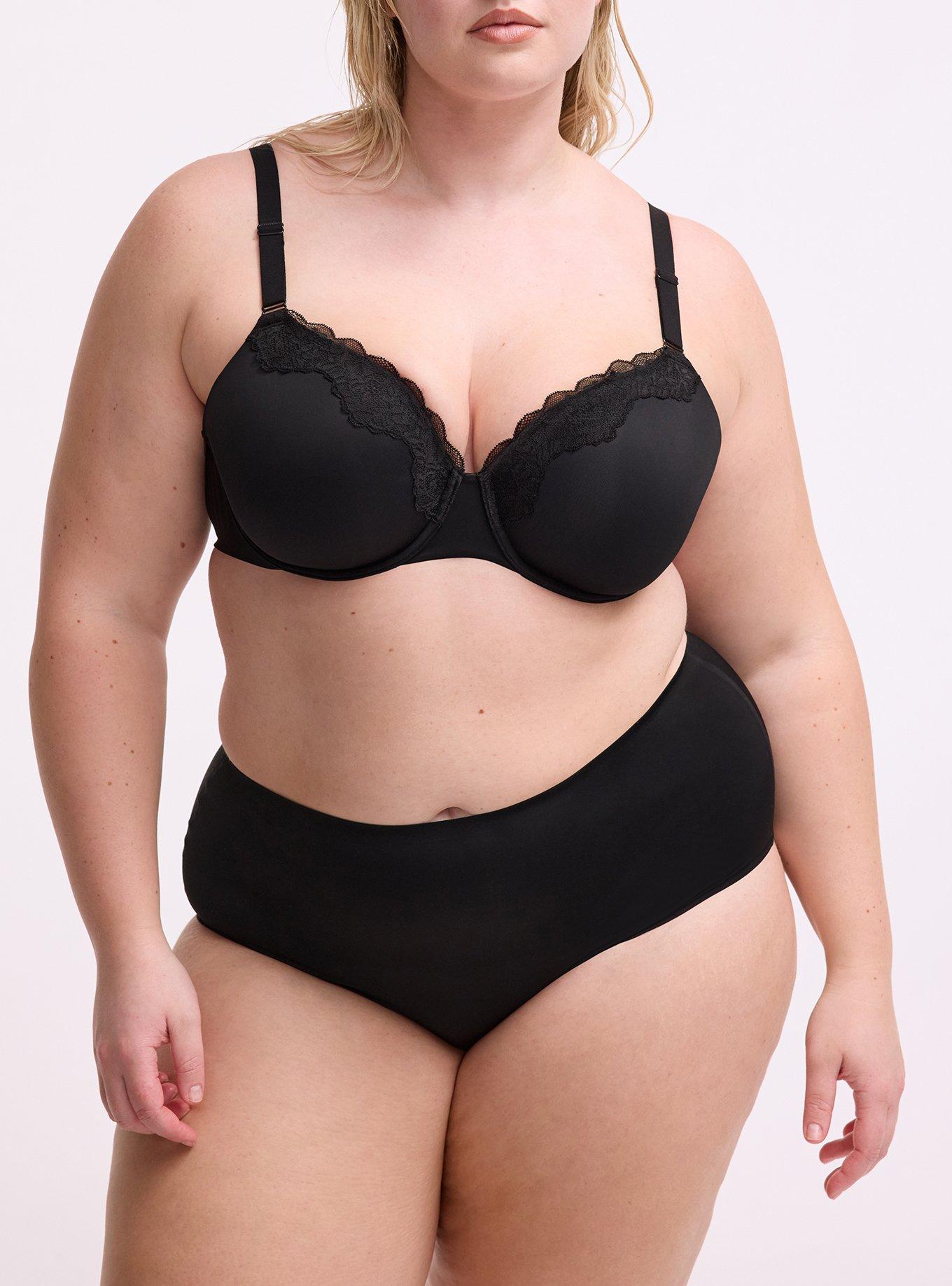 Cloud Mid-Rise Brief Panty, RICH BLACK, alternate