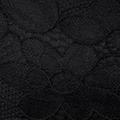 Plus Size Stretch Lace Sleep Bralette, DEEP BLACK, swatch