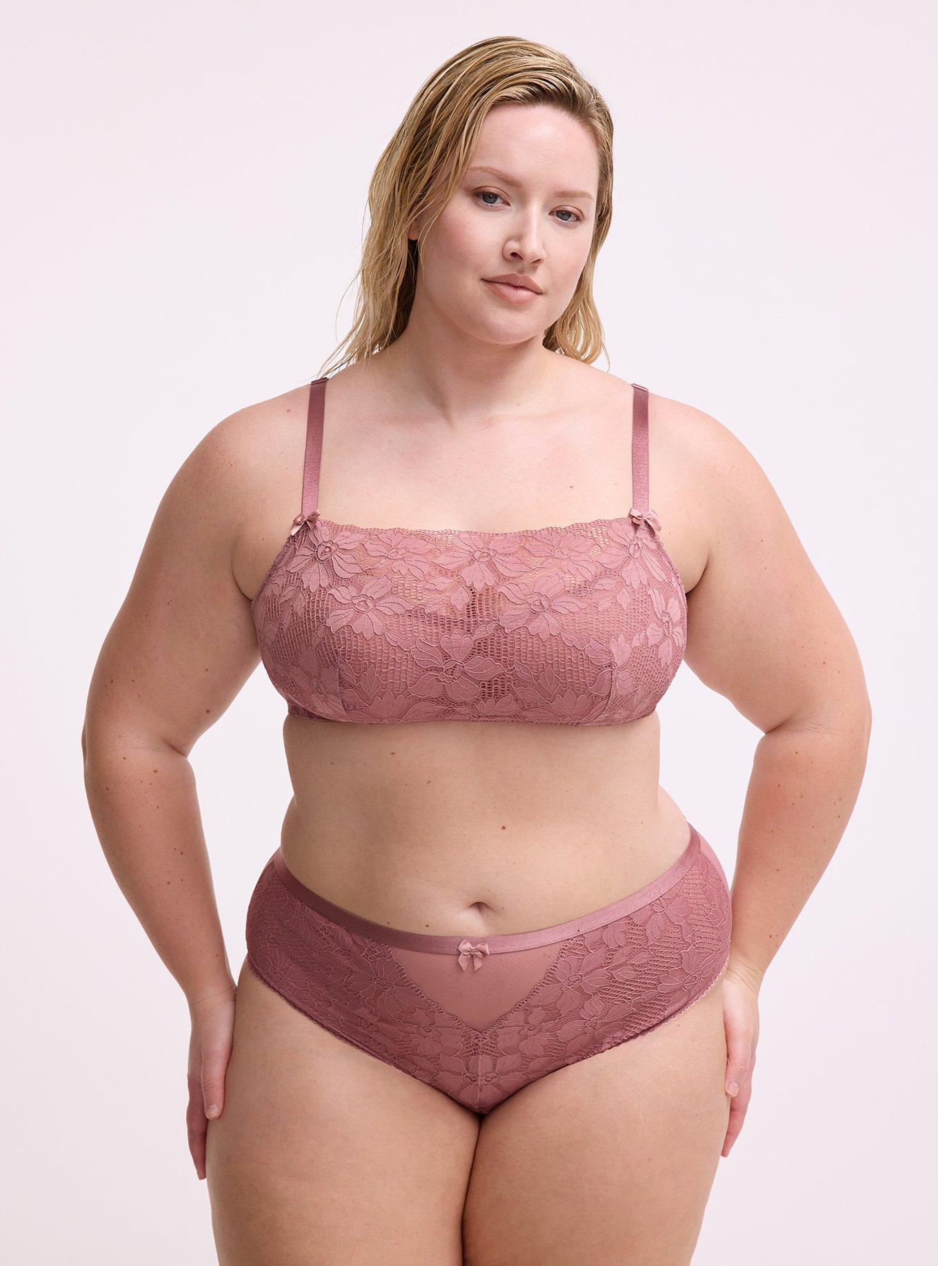 Ava Lace High-Leg Cheeky Panty, NOSTALGIA ROSE, hi-res