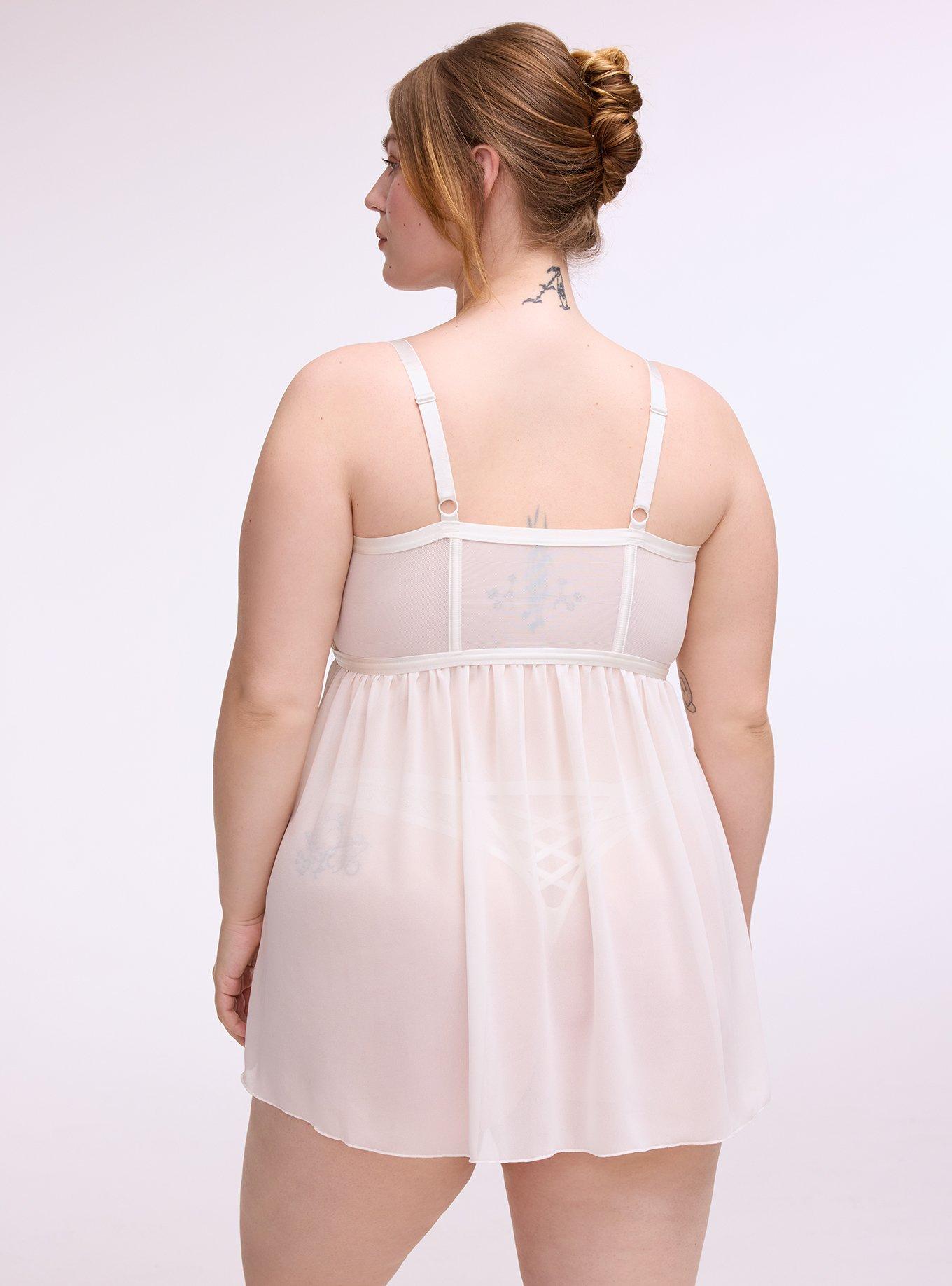 Lace Babydoll, CLOUD DANCER, alternate