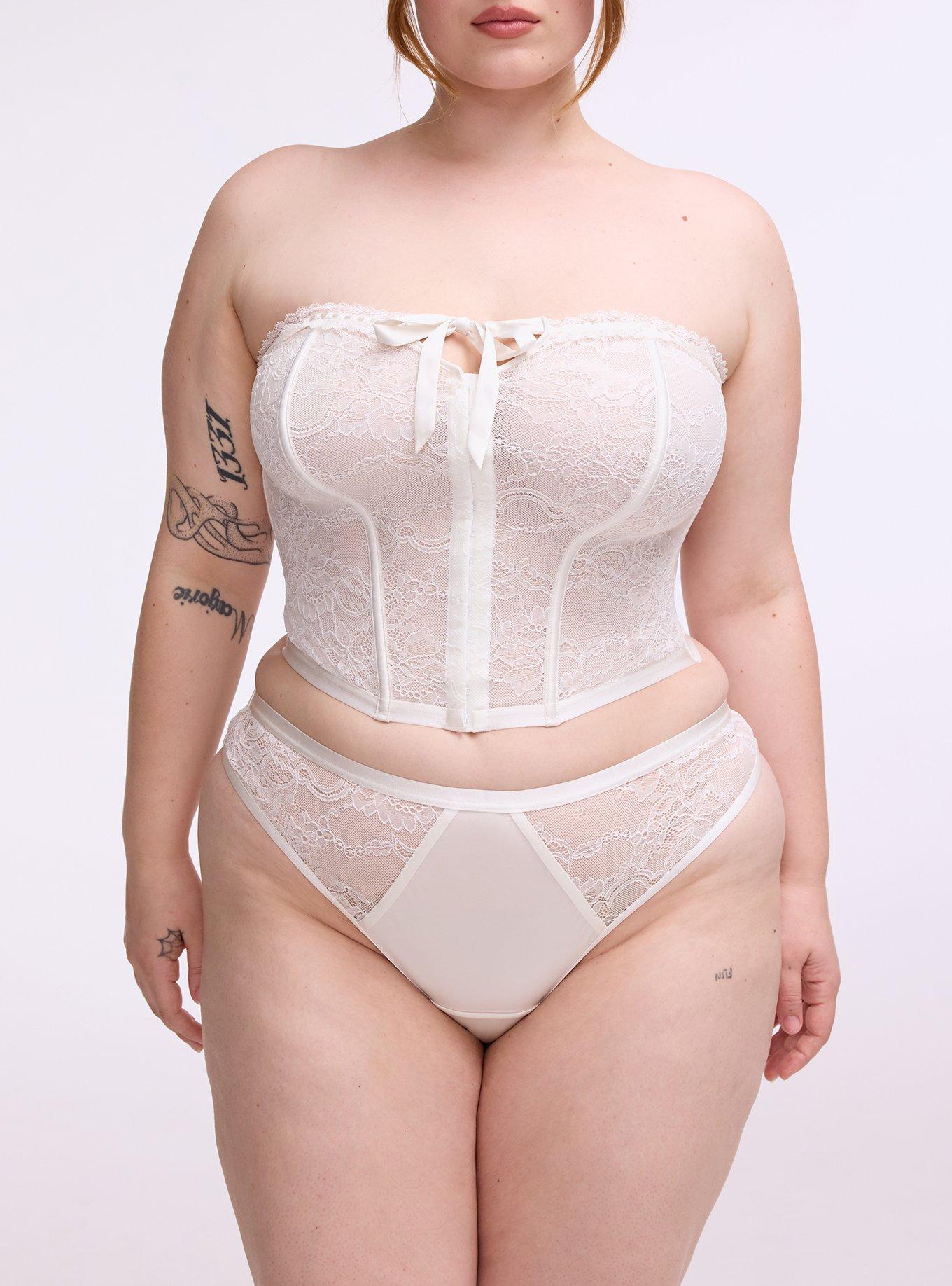 Bridal Lace Thong, CLOUD DANCER, alternate
