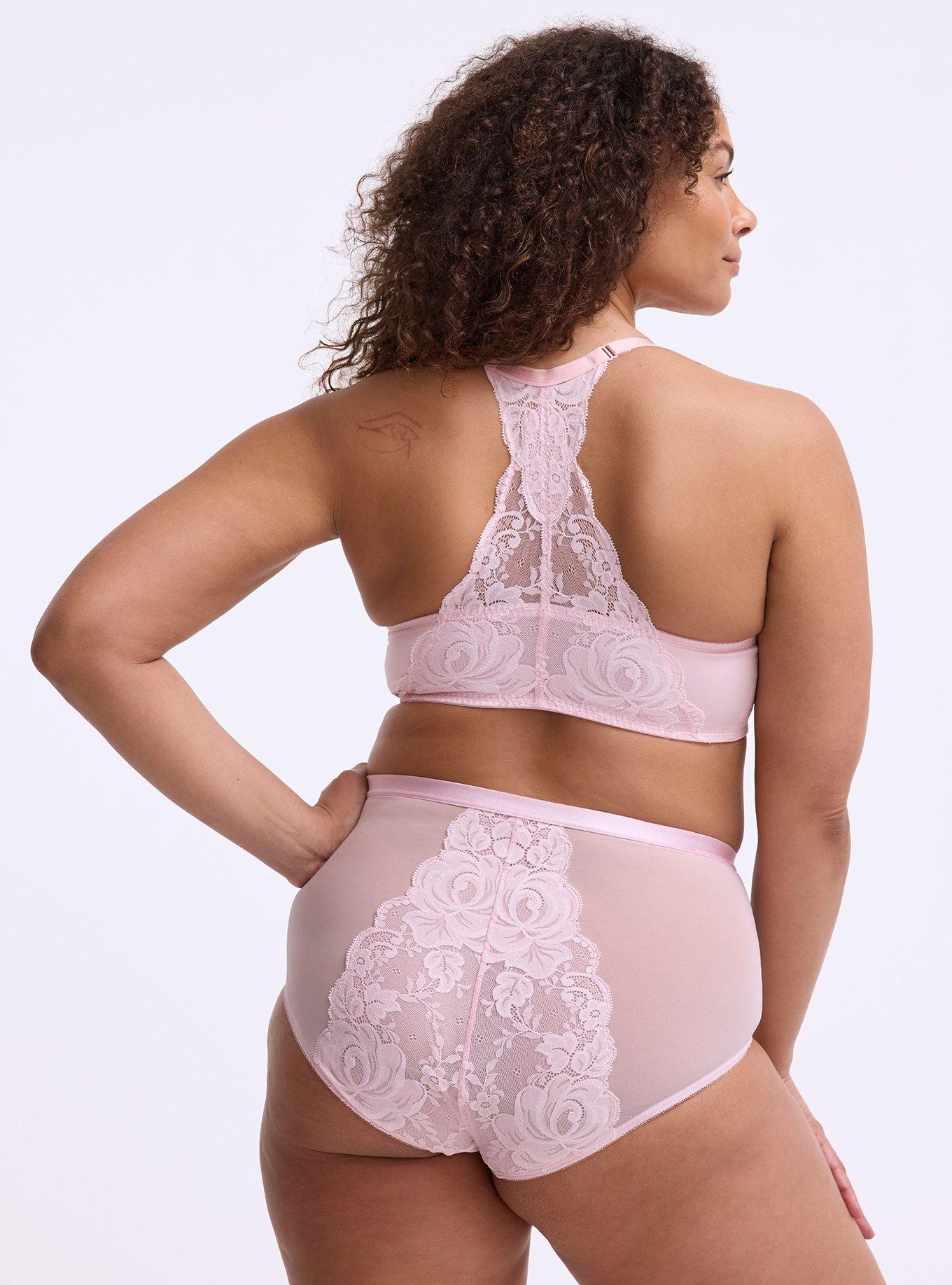 Perfect T-Shirt Front-Close Racerback Bra, PARFAIT PINK, alternate