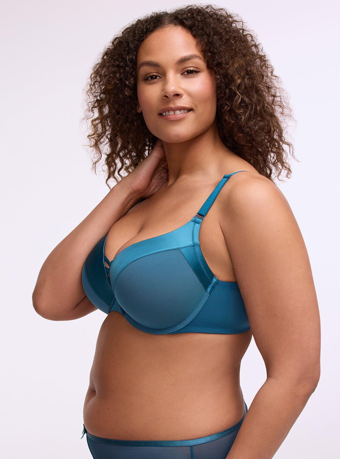 XO Plunge Push-Up Bra, LEGION BLUE, alternate