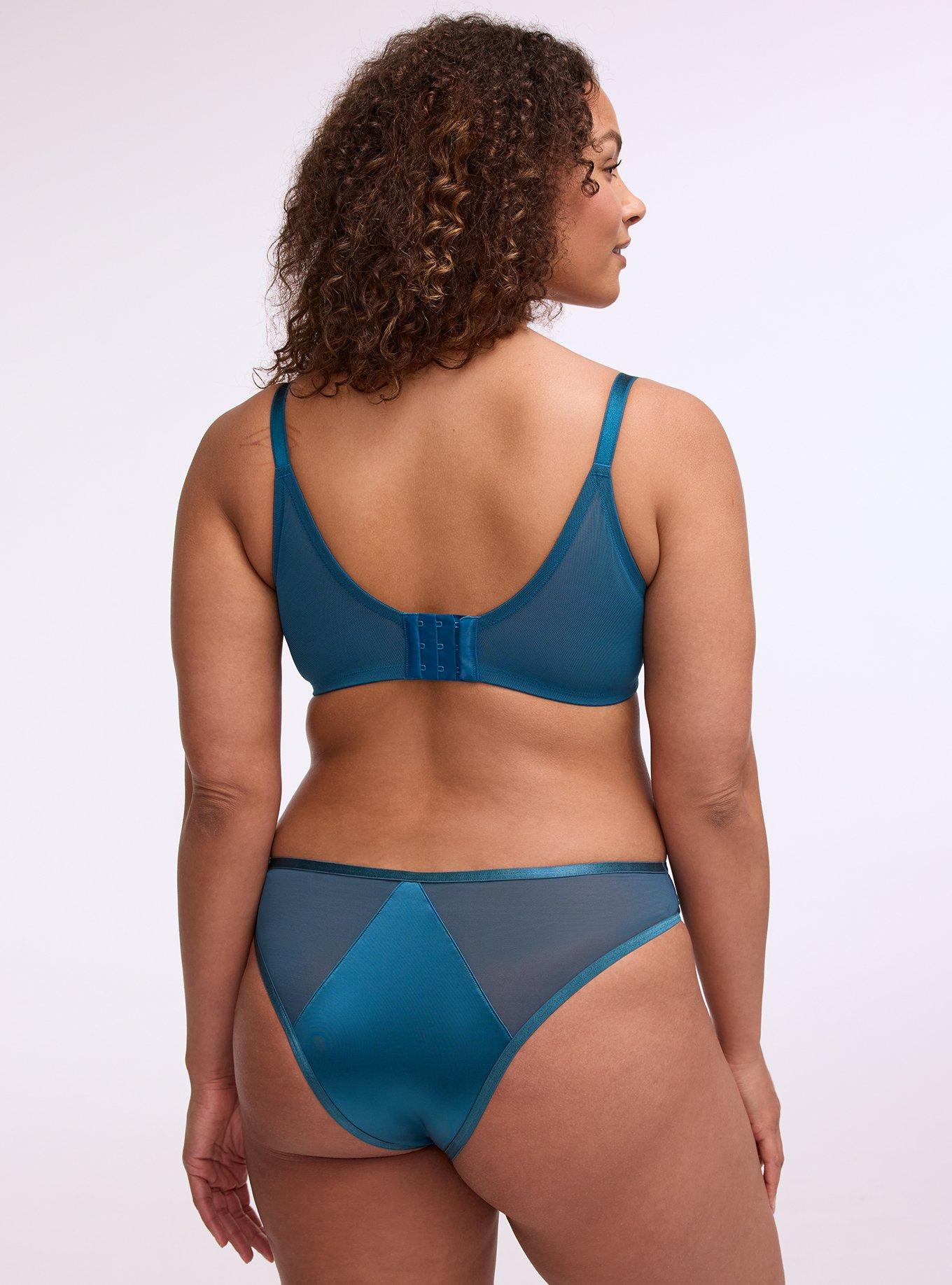 XO Plunge Push-Up Bra, LEGION BLUE, alternate